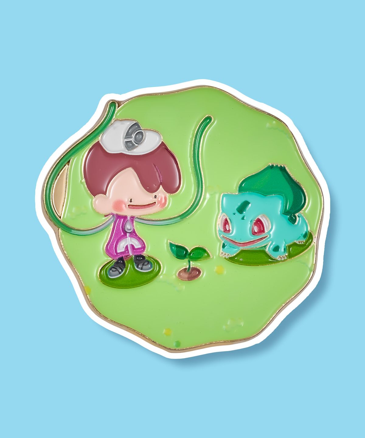 포켓몬 포코피아(POKÉMON POKOPIA) 메탈 핀뱃지(10종 랜덤)