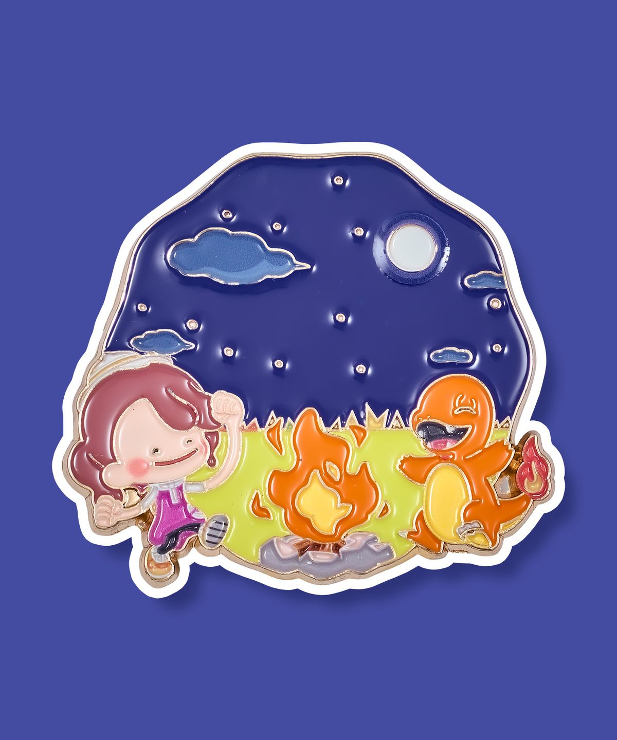 포켓몬 포코피아(POKÉMON POKOPIA) 메탈 핀뱃지(10종 랜덤)