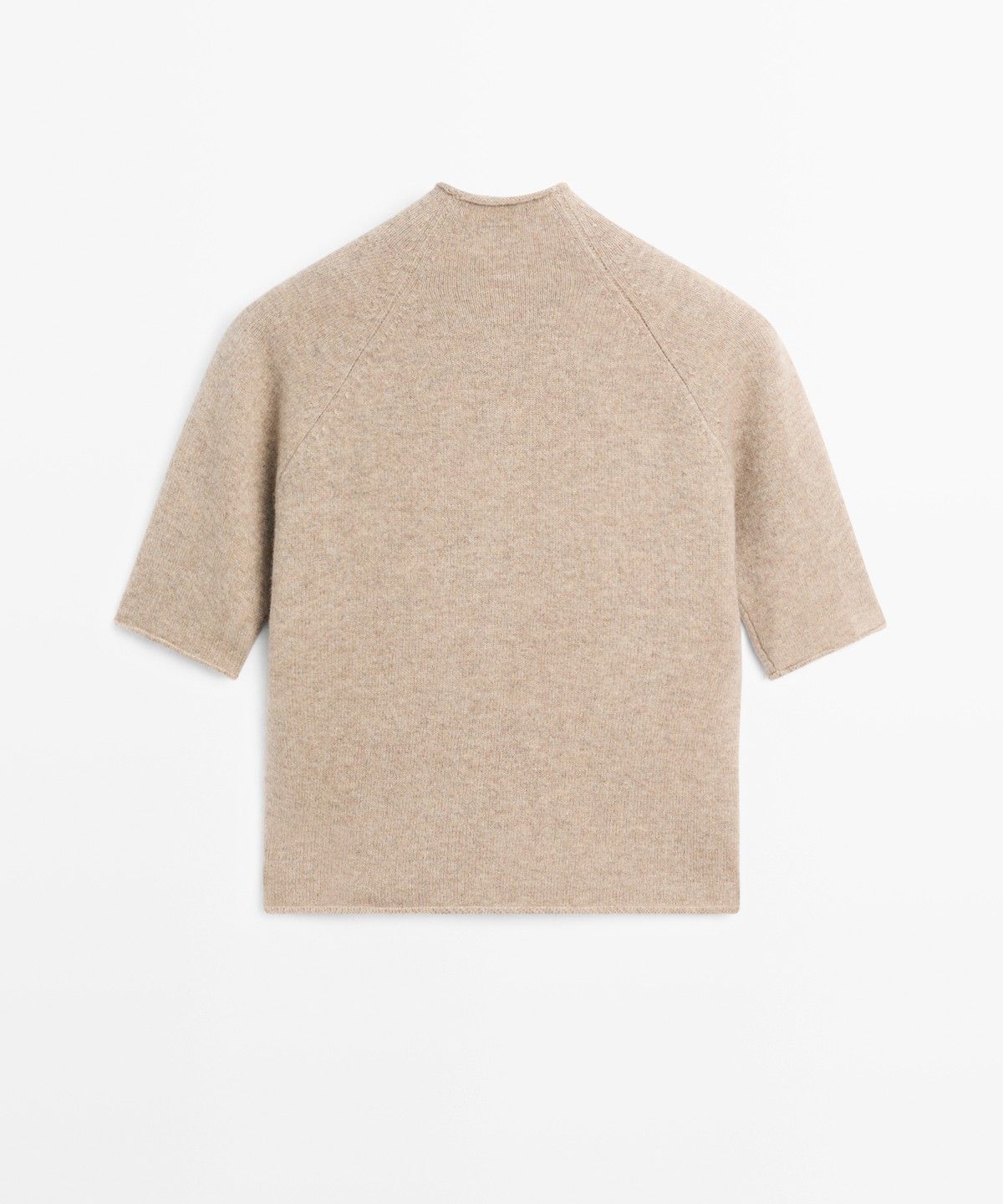마시모두띠(MASSIMO DUTTI) 100% 울 퍼널넥 니트 가디건