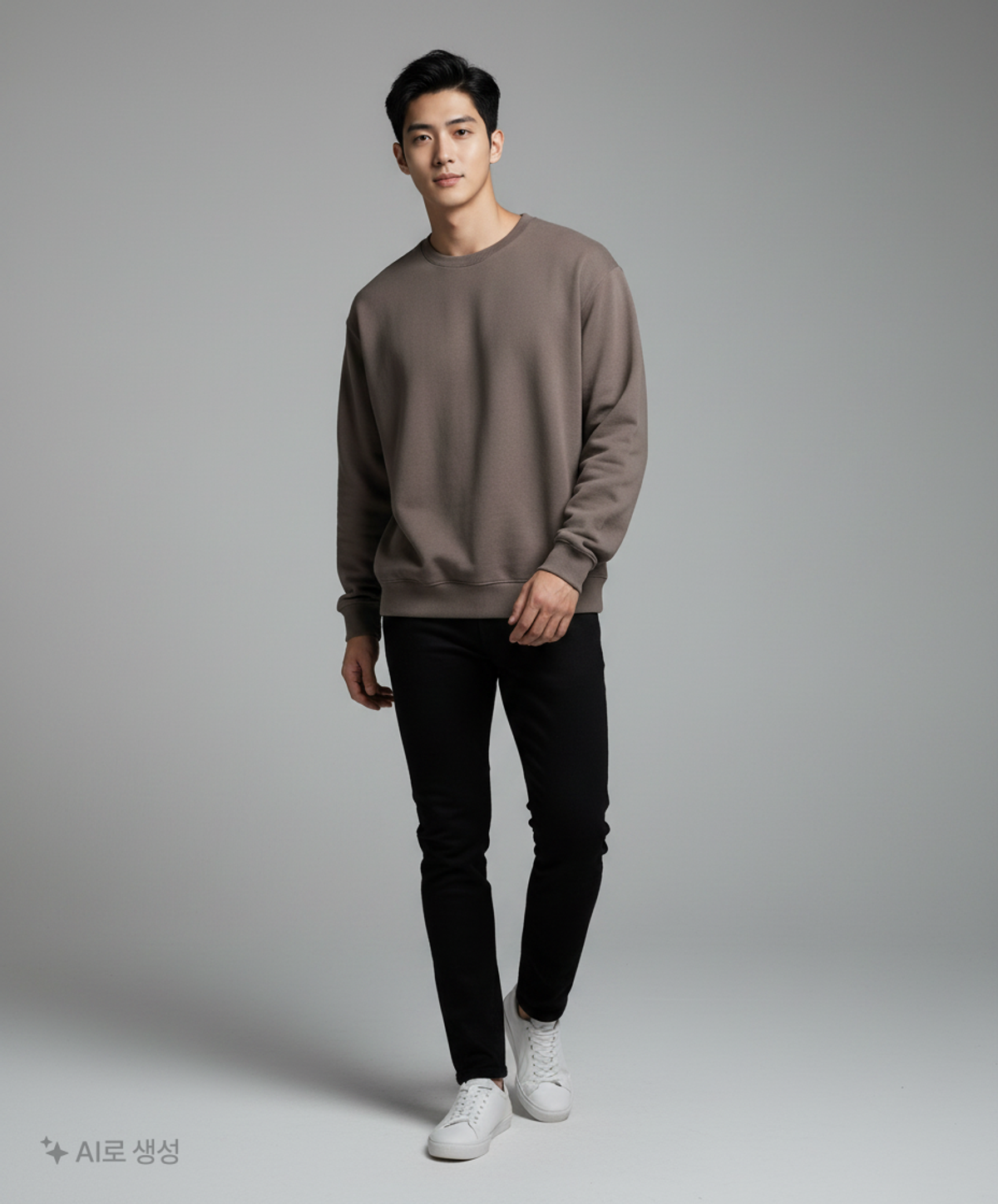 네이더스(NEITHERS) RUNNER SWEATSHIRT M (CHARCOAL) 4