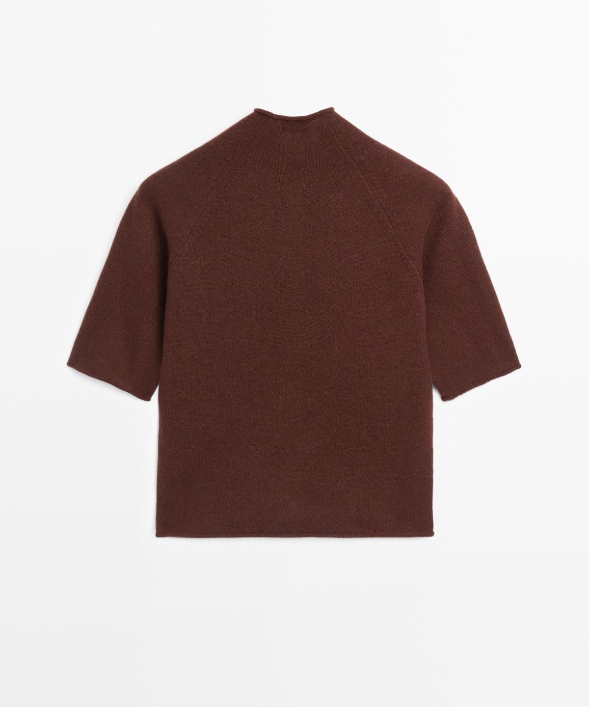 마시모두띠(MASSIMO DUTTI) 100% 울 퍼널넥 니트 가디건
