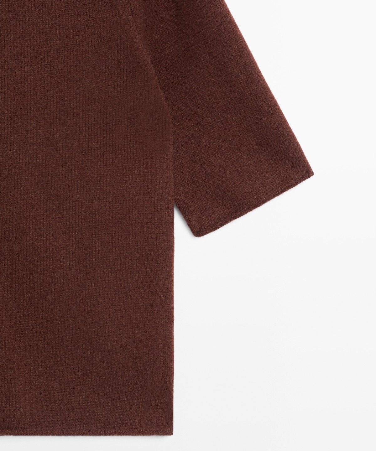 마시모두띠(MASSIMO DUTTI) 100% 울 퍼널넥 니트 가디건