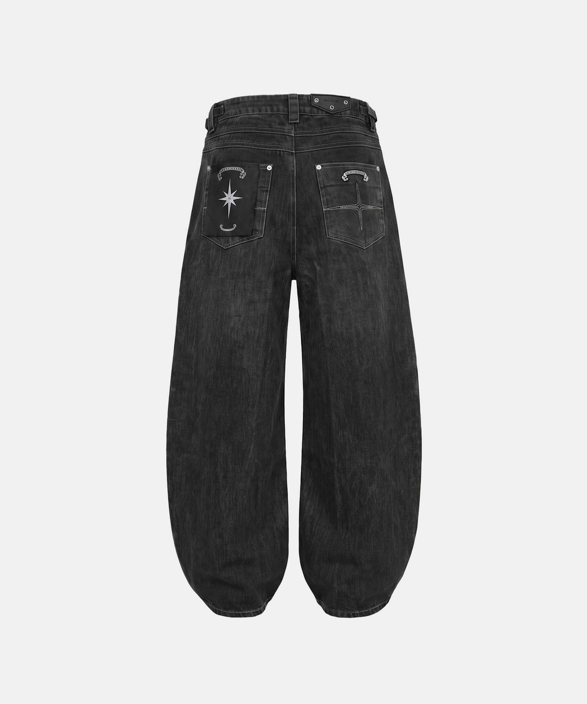 배드블러드(BADBLOOD) Viper 401 Curved Color Jeans - Charcoal
