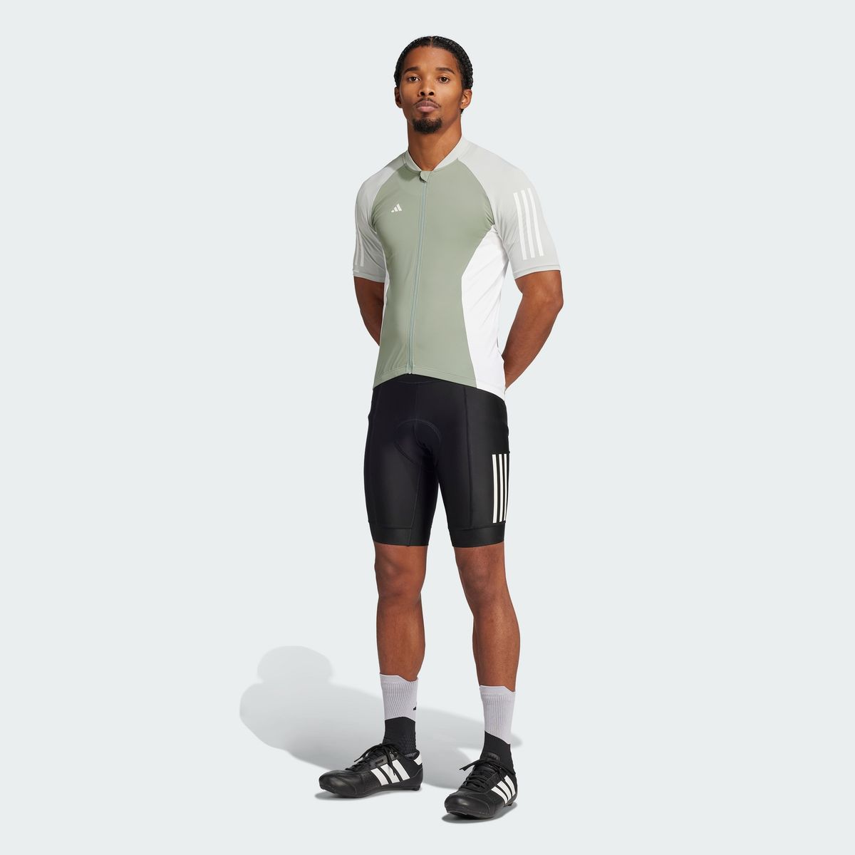 아디다스(ADIDAS) 에센셜 3-스트라이프 패디드 사이클링 쇼츠 JD9150