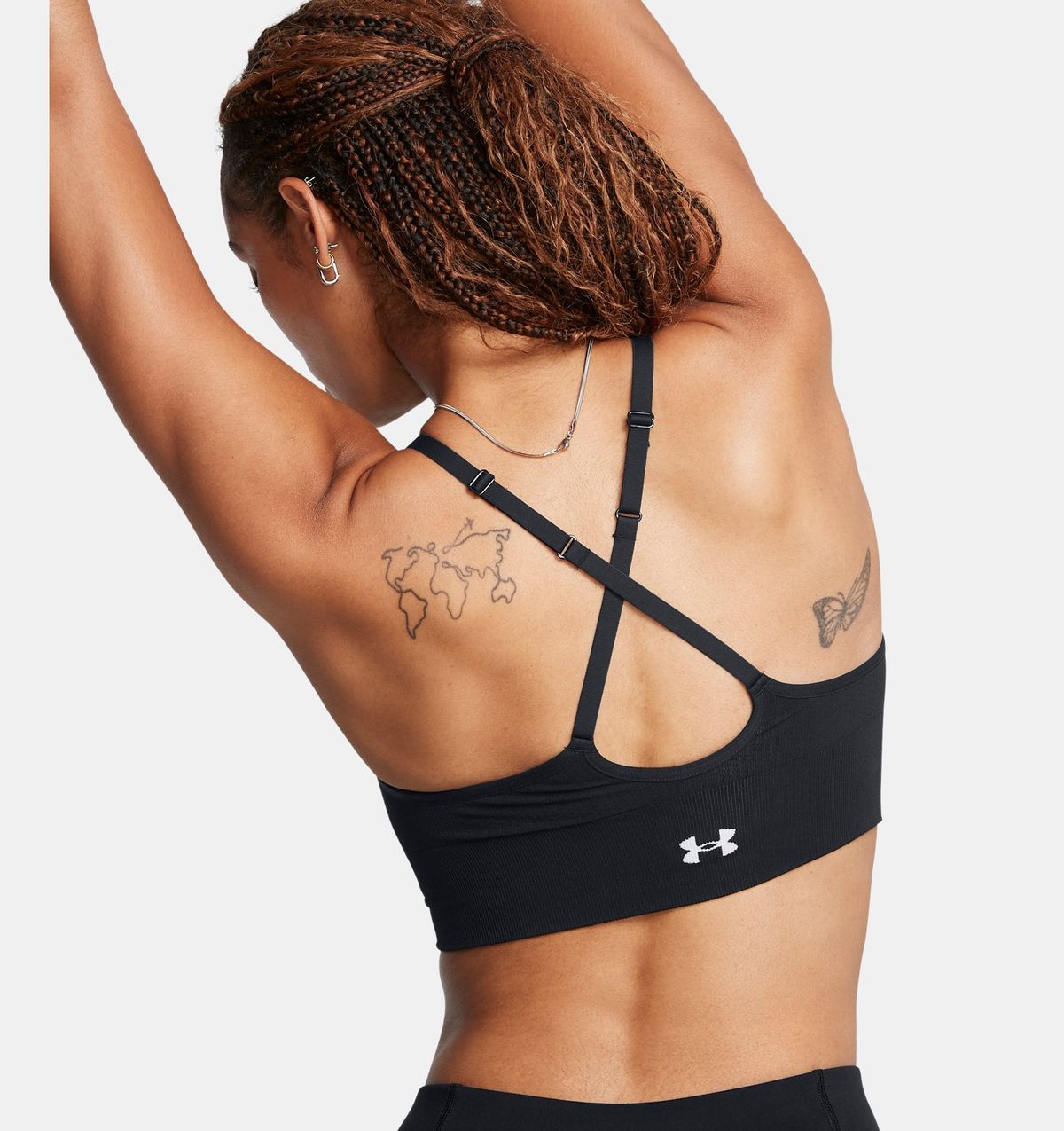 언더아머(UNDERARMOUR) 여성 UA 배니시 심리스 로우 스포츠 브라1384417-001