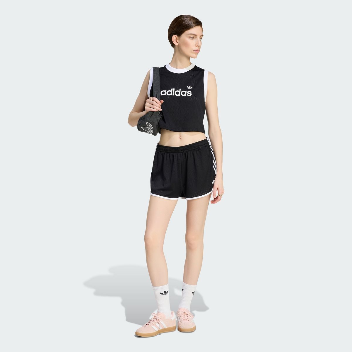 아디다스(ADIDAS) 3-스트라이프 메쉬 스프린터 쇼츠 KS6792