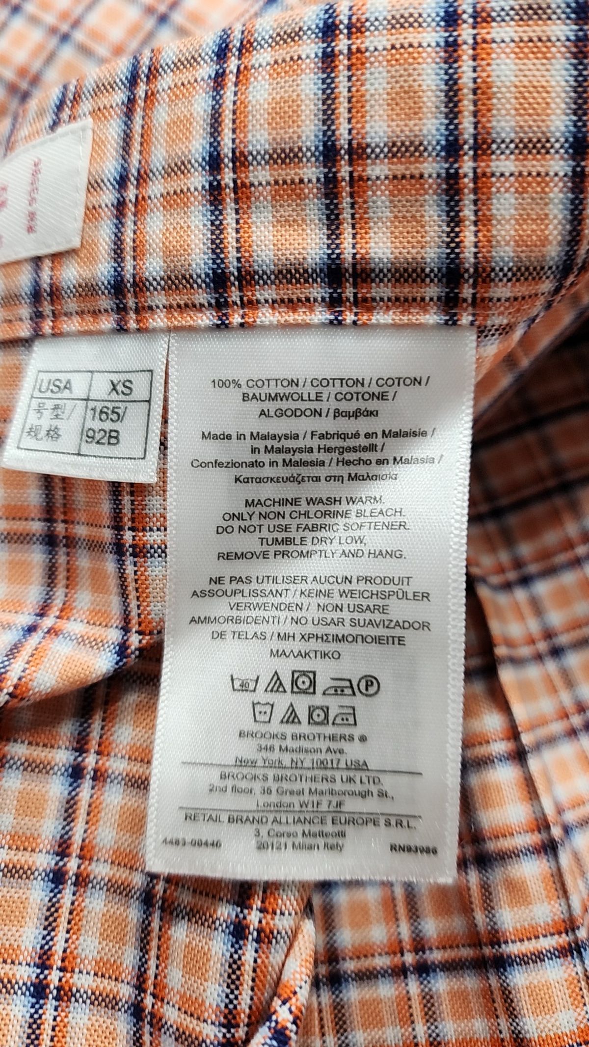 브룩스 브라더스(BROOKS BROTHERS) 캐주얼 셔츠 XS