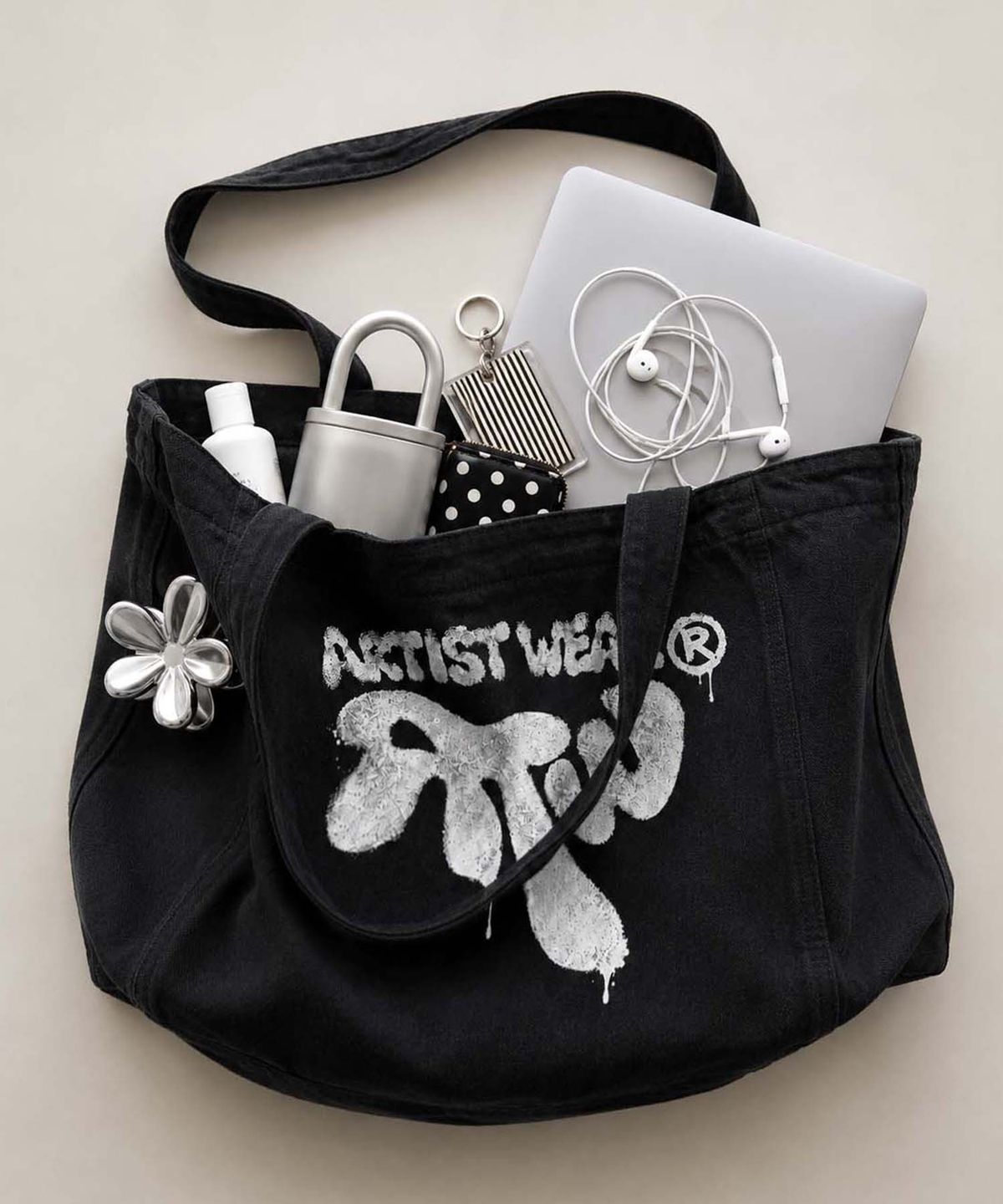 아티스트웨어(ARTISTWEAR) 러프시그널 캔버스백