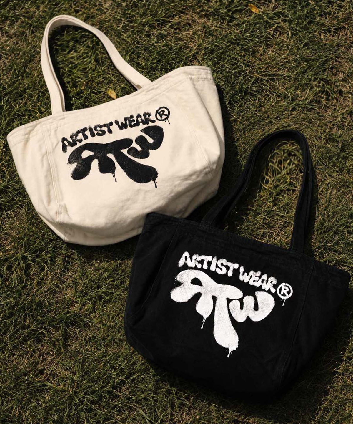 아티스트웨어(ARTISTWEAR) 러프시그널 캔버스백