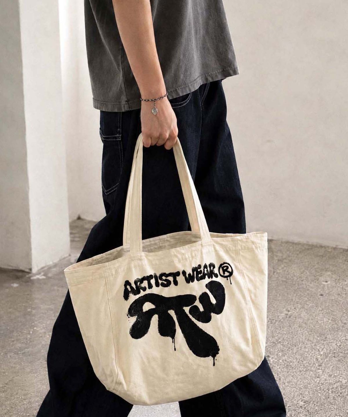 아티스트웨어(ARTISTWEAR) 러프시그널 캔버스백