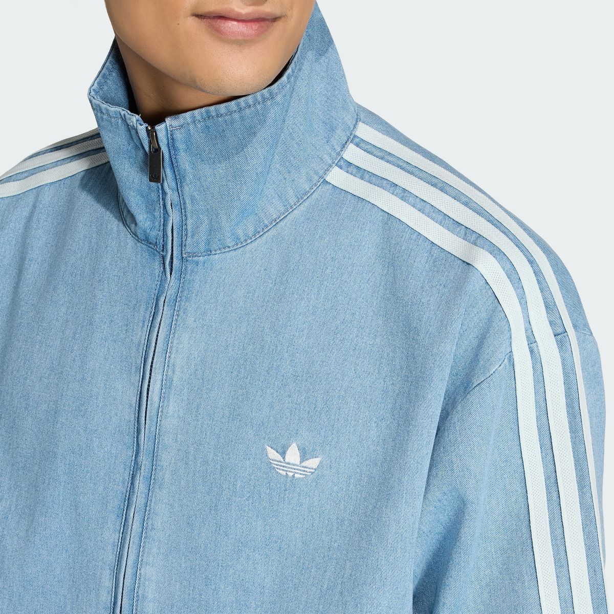 아디다스(ADIDAS) 데님 파이어버드 트랙 재킷 KX1196