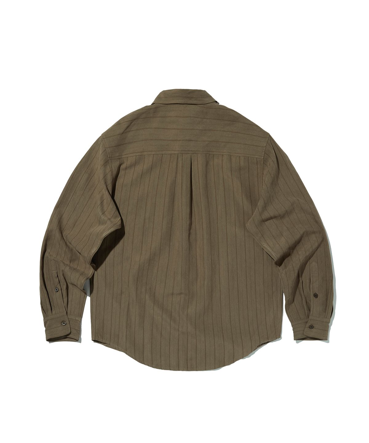 스웨이드(SUADE) STRIPED SHIRT [BROWN]
