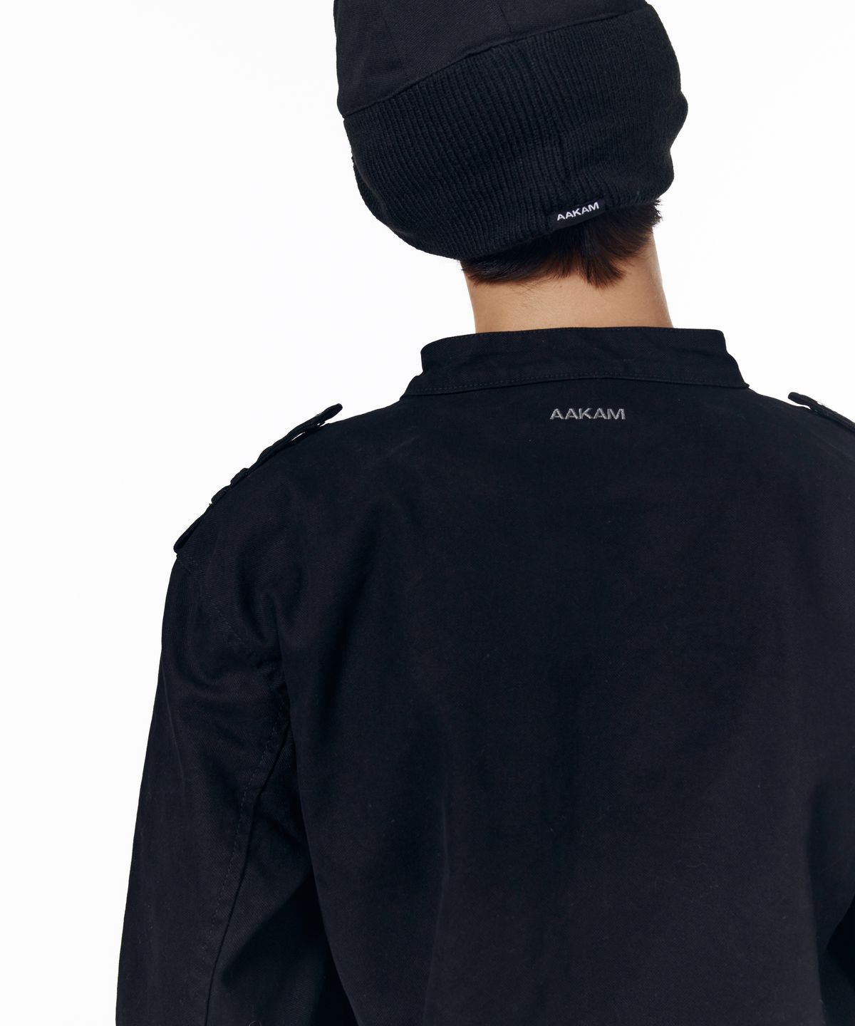 아캄(AAKAM) Knit Visor Cap (Black)