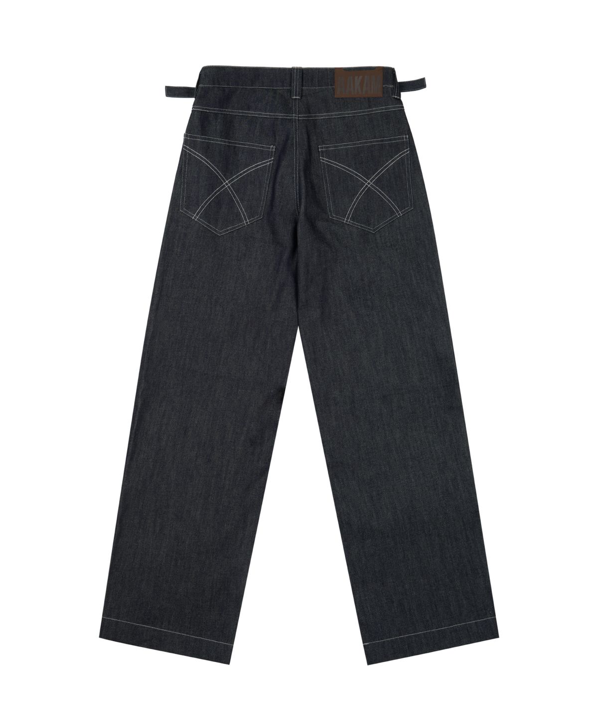 아캄(AAKAM) Fireman Hook Denim Pants (Blue)