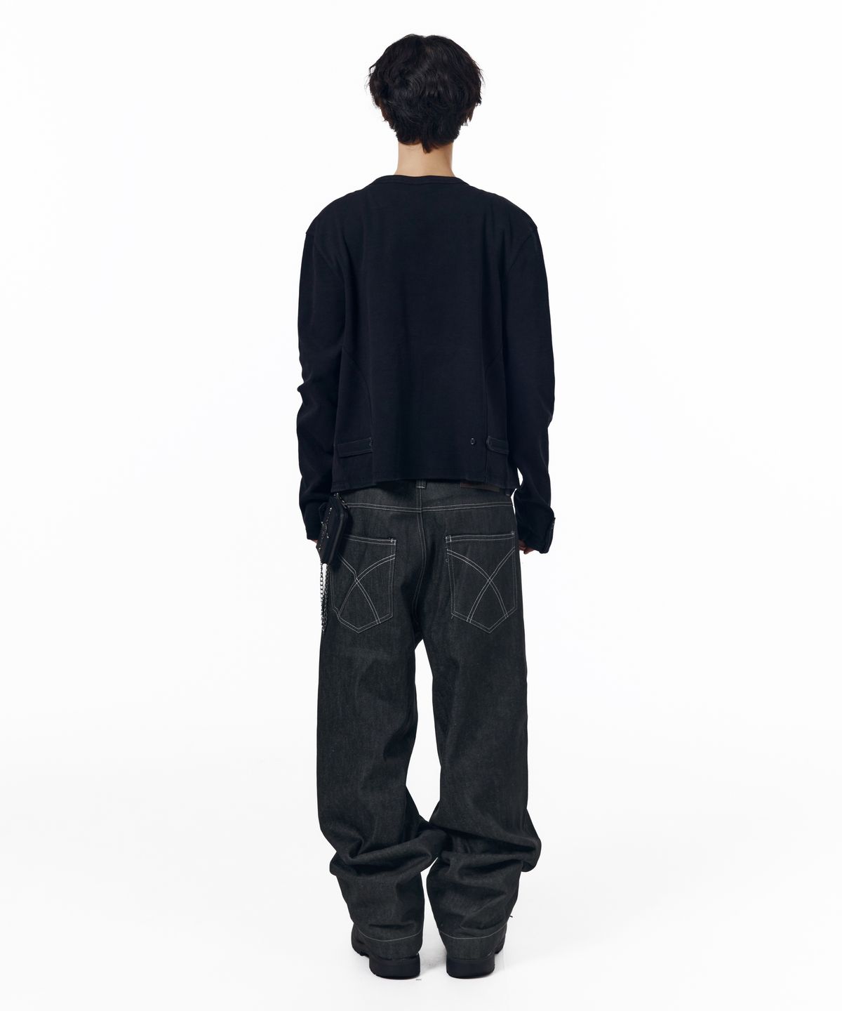 아캄(AAKAM) Fireman Hook Denim Pants (Blue)