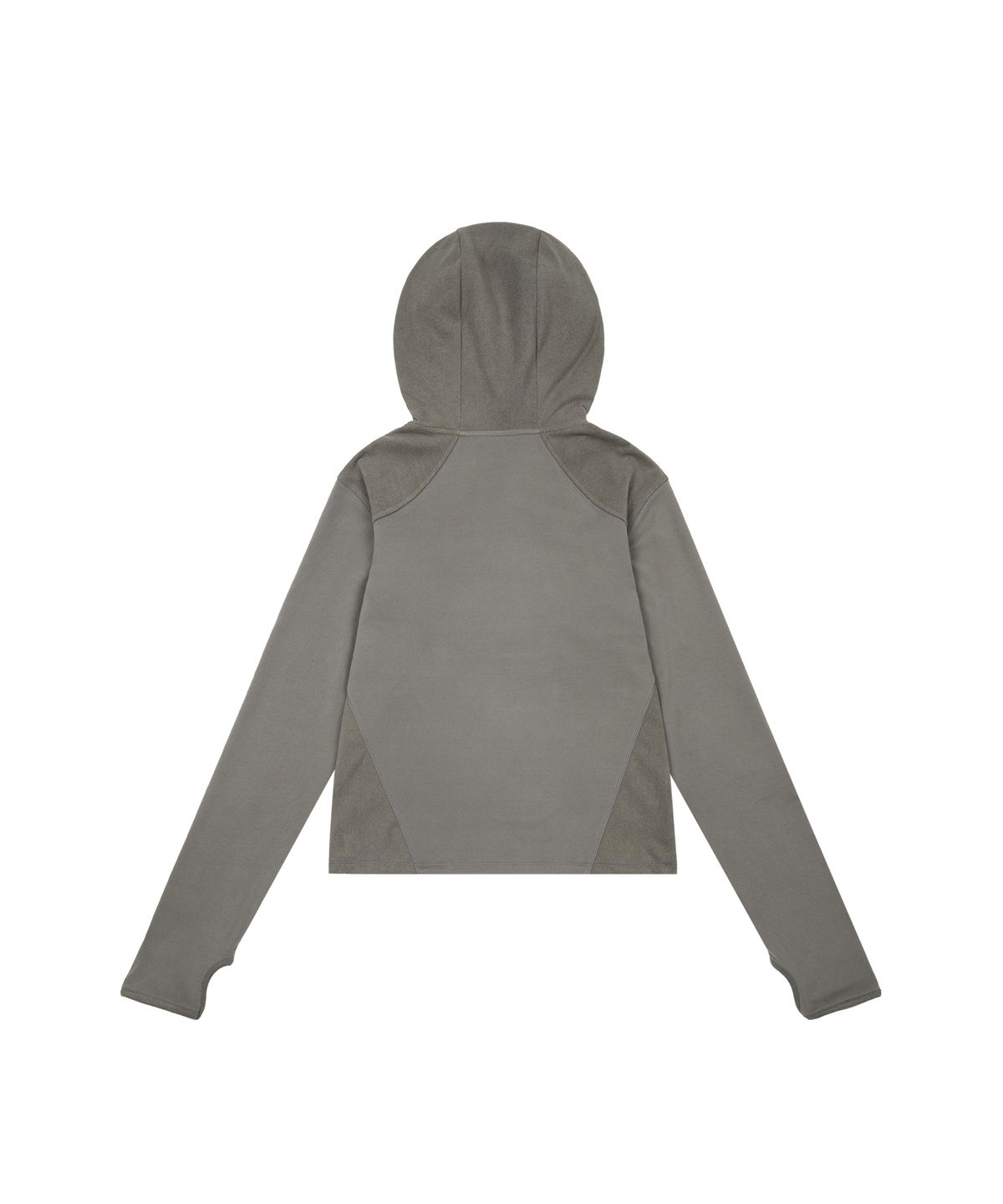 아캄(AAKAM) Fleece Utility Hooded Long Sleeve (Gray)