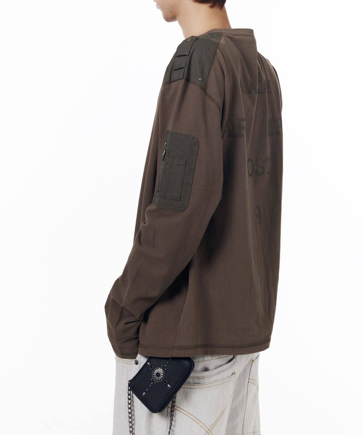 아캄(AAKAM) Military Panel Long Sleeve (Brown)