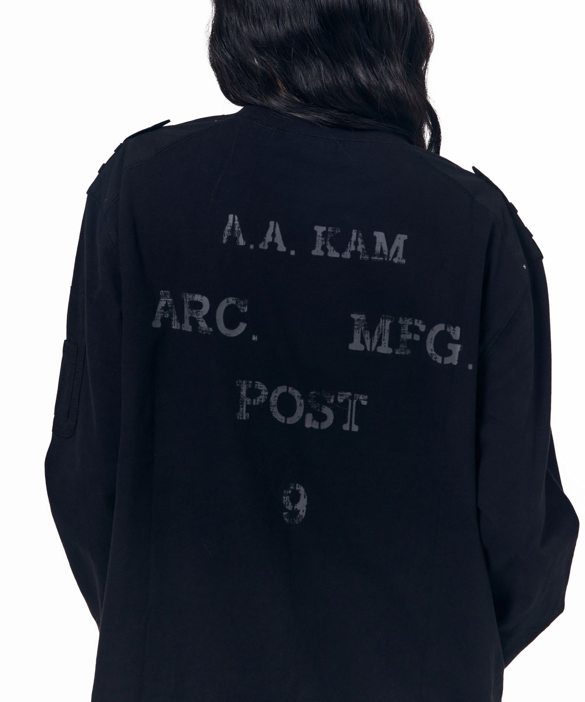 아캄(AAKAM) Military Panel Long Sleeve (Black)