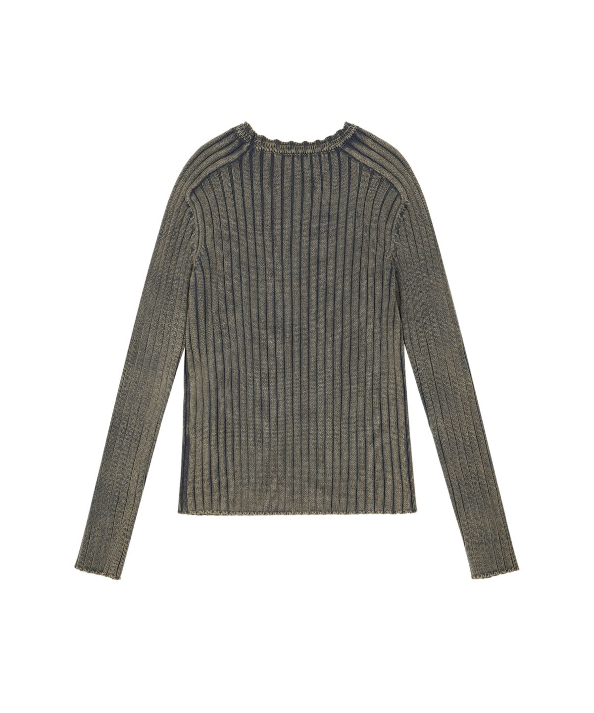 아캄(AAKAM) Fade Washed Knit (Navy)