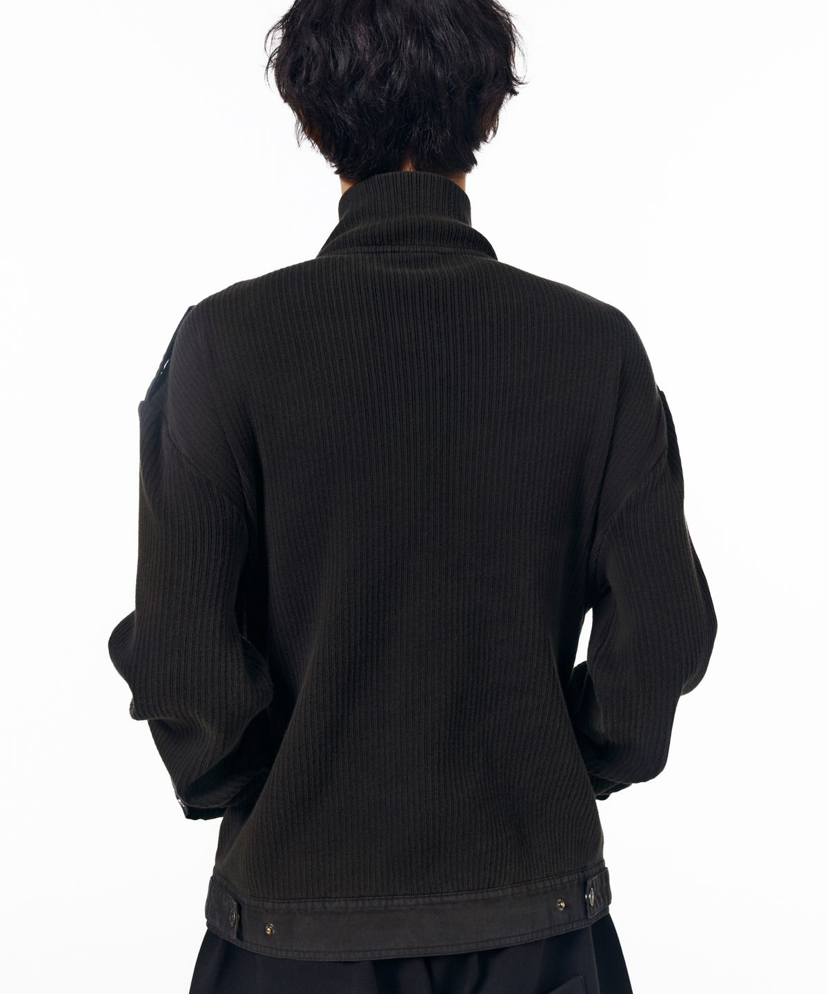 아캄(AAKAM) Zip-Up Dying Jacket (Black)
