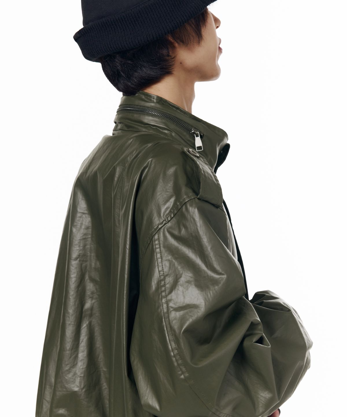 아캄(AAKAM) Coated Field Jacket (Khaki)