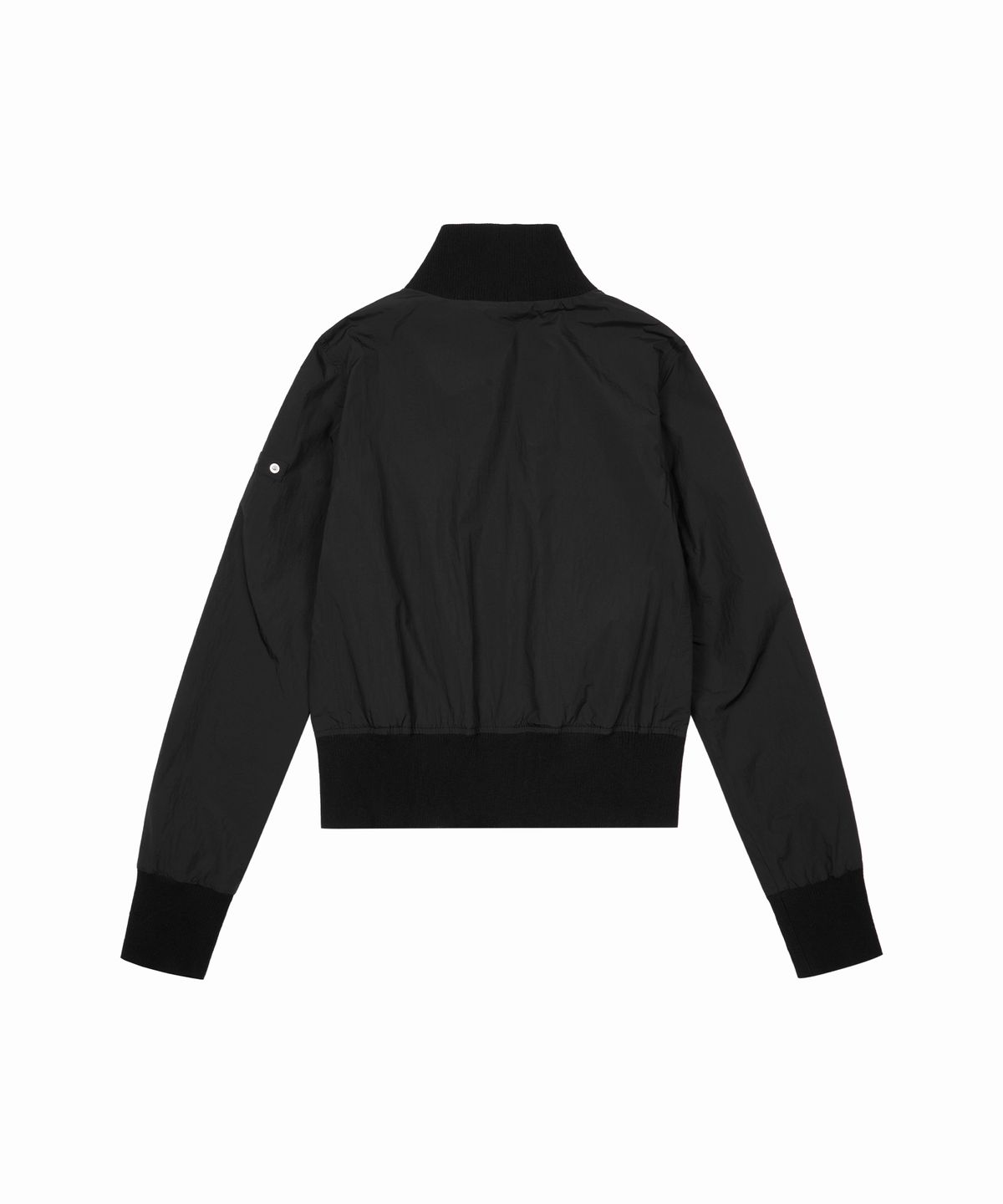 아캄(AAKAM) High Neck Nylon Blouson (Black)