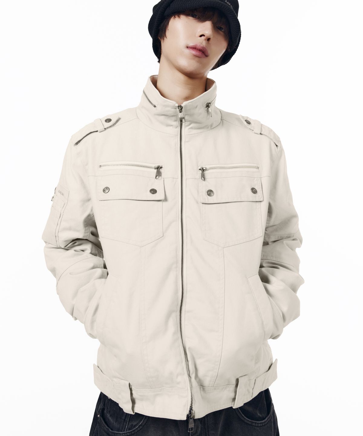 아캄(AAKAM) Padded Tactical Field Jumper (Ivory)