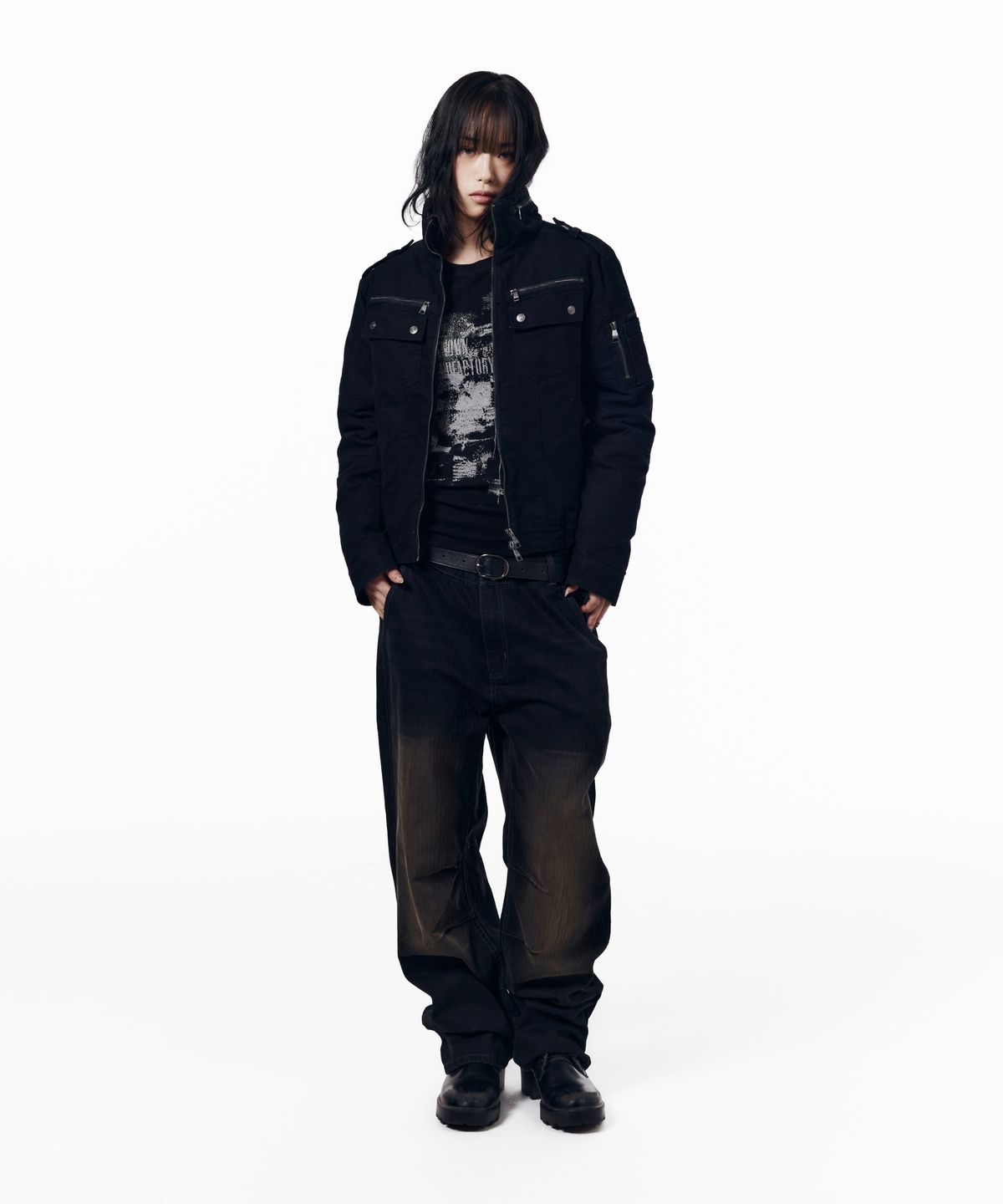 아캄(AAKAM) Padded Tactical Field Jumper (Black)