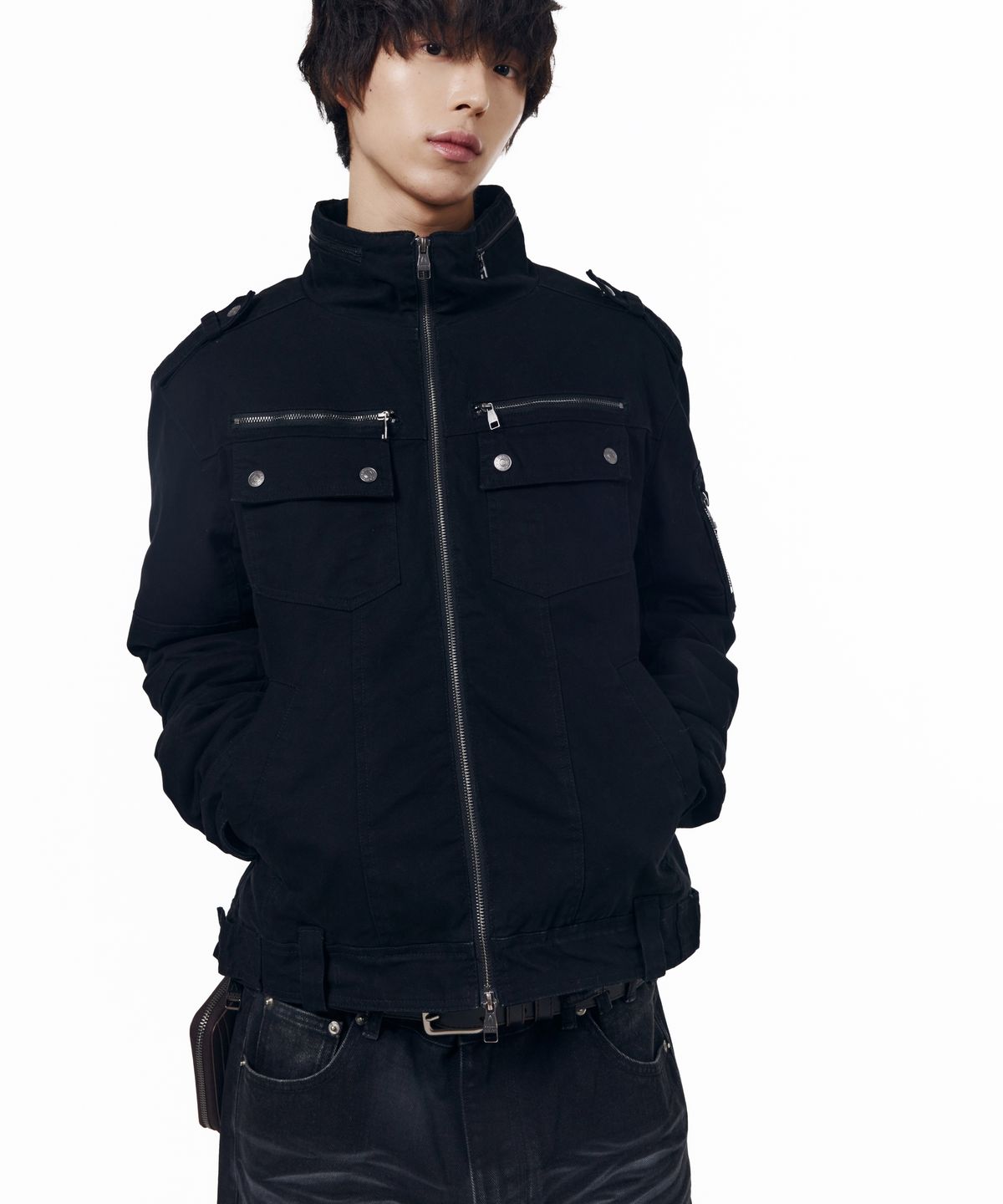 아캄(AAKAM) Padded Tactical Field Jumper (Black)
