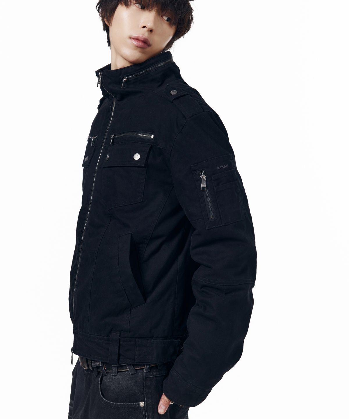 아캄(AAKAM) Padded Tactical Field Jumper (Black)