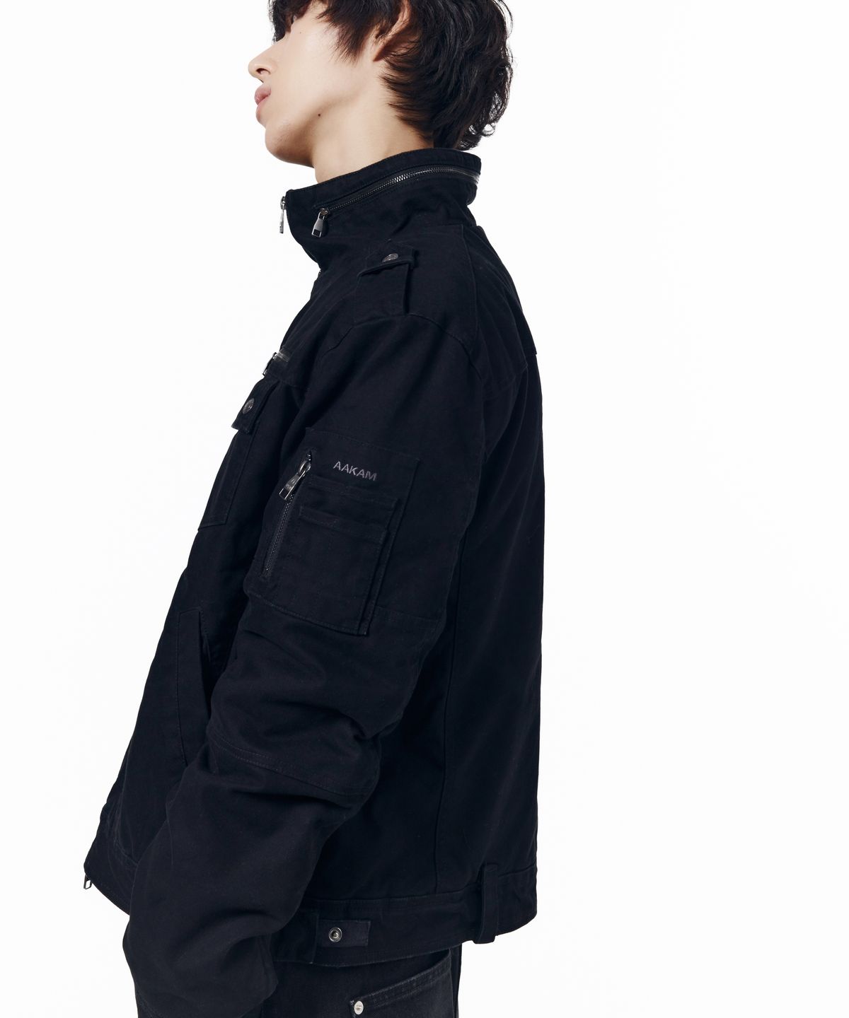 아캄(AAKAM) Padded Tactical Field Jumper (Black)
