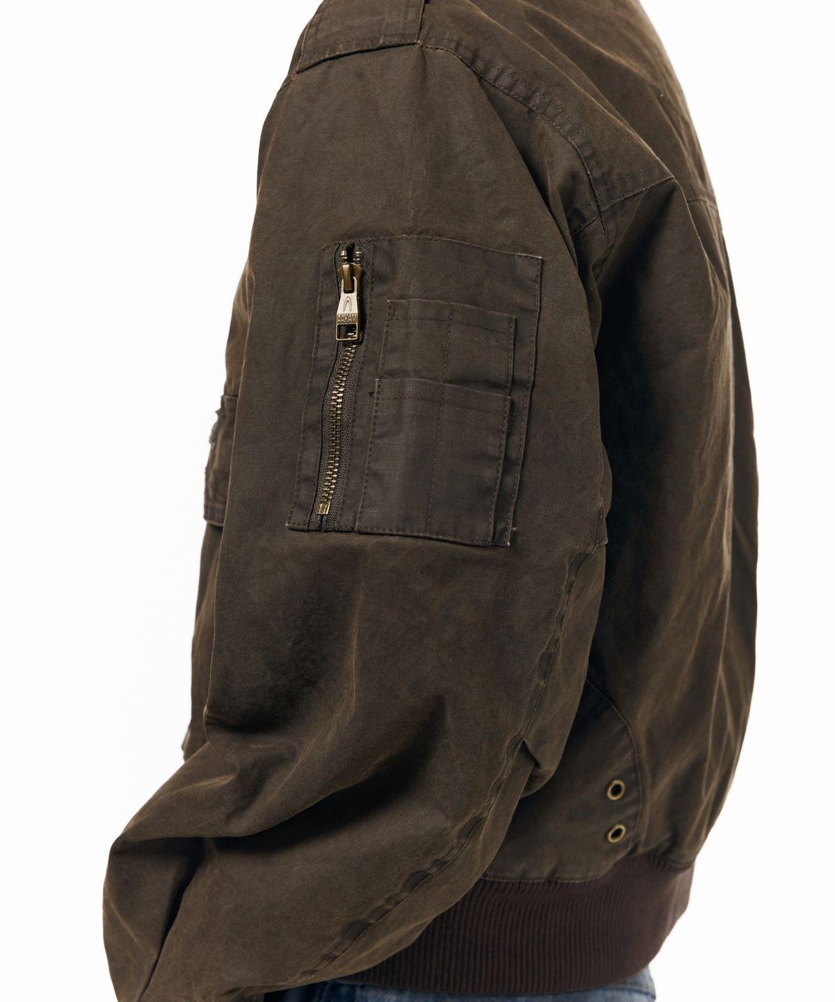 아캄(AAKAM) Waxed Hunting Jacket (Brown)