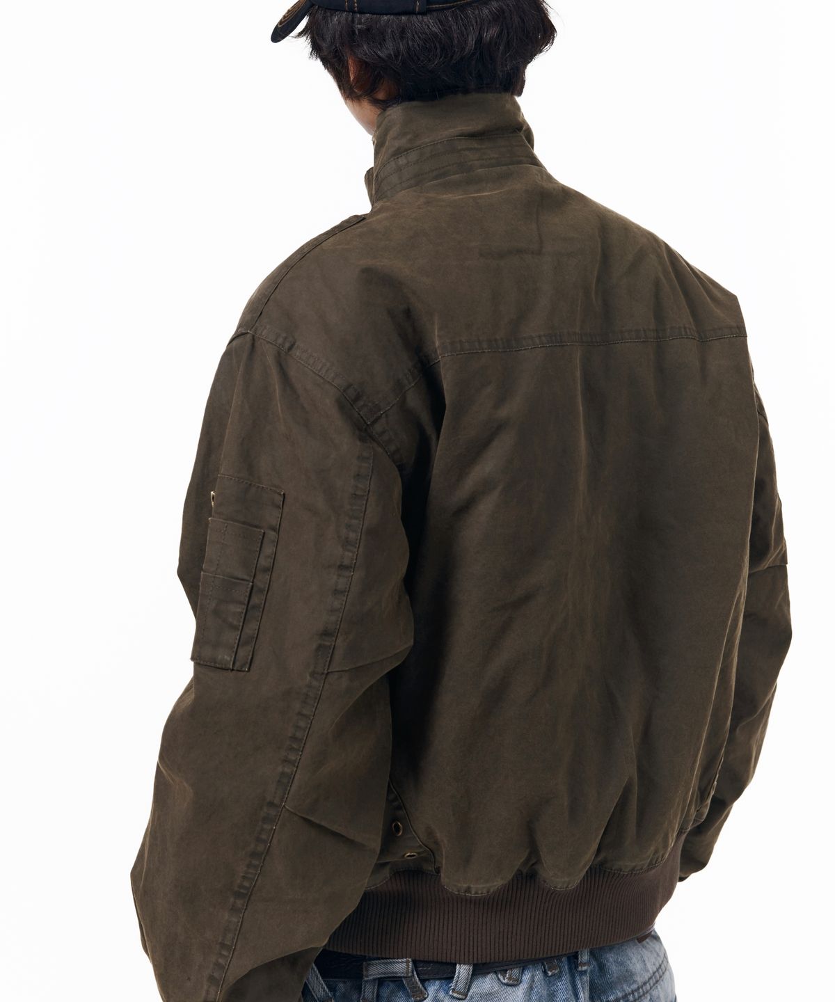 아캄(AAKAM) Waxed Hunting Jacket (Brown)