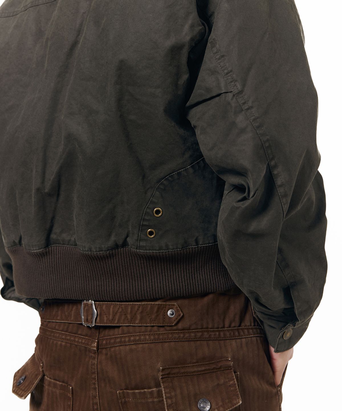 아캄(AAKAM) Waxed Hunting Jacket (Khaki)