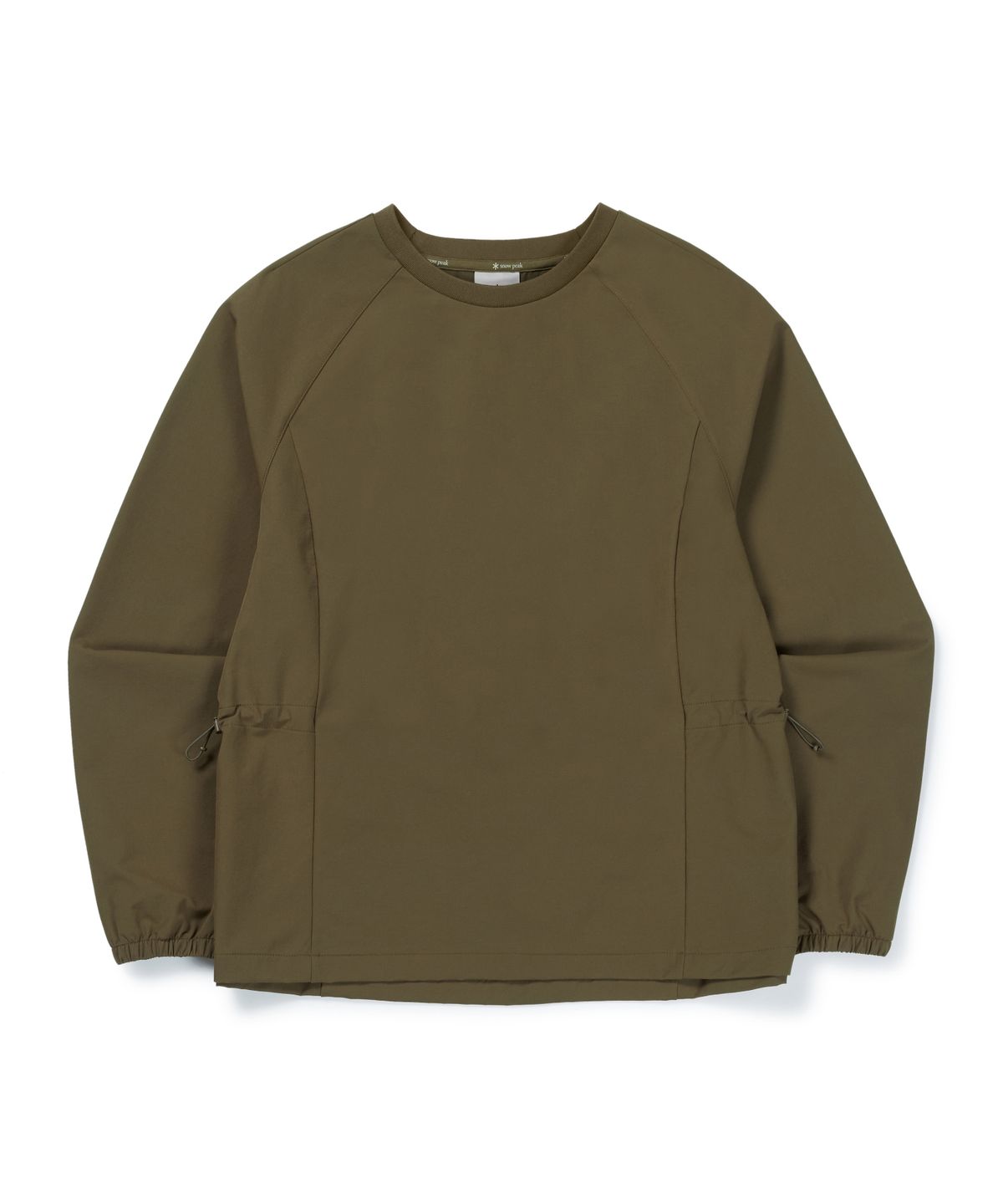 스노우피크 어패럴(SNOWPEAK APPAREL) 라고 여성 맨투맨 (S26FWTHT33) Yellow Khaki