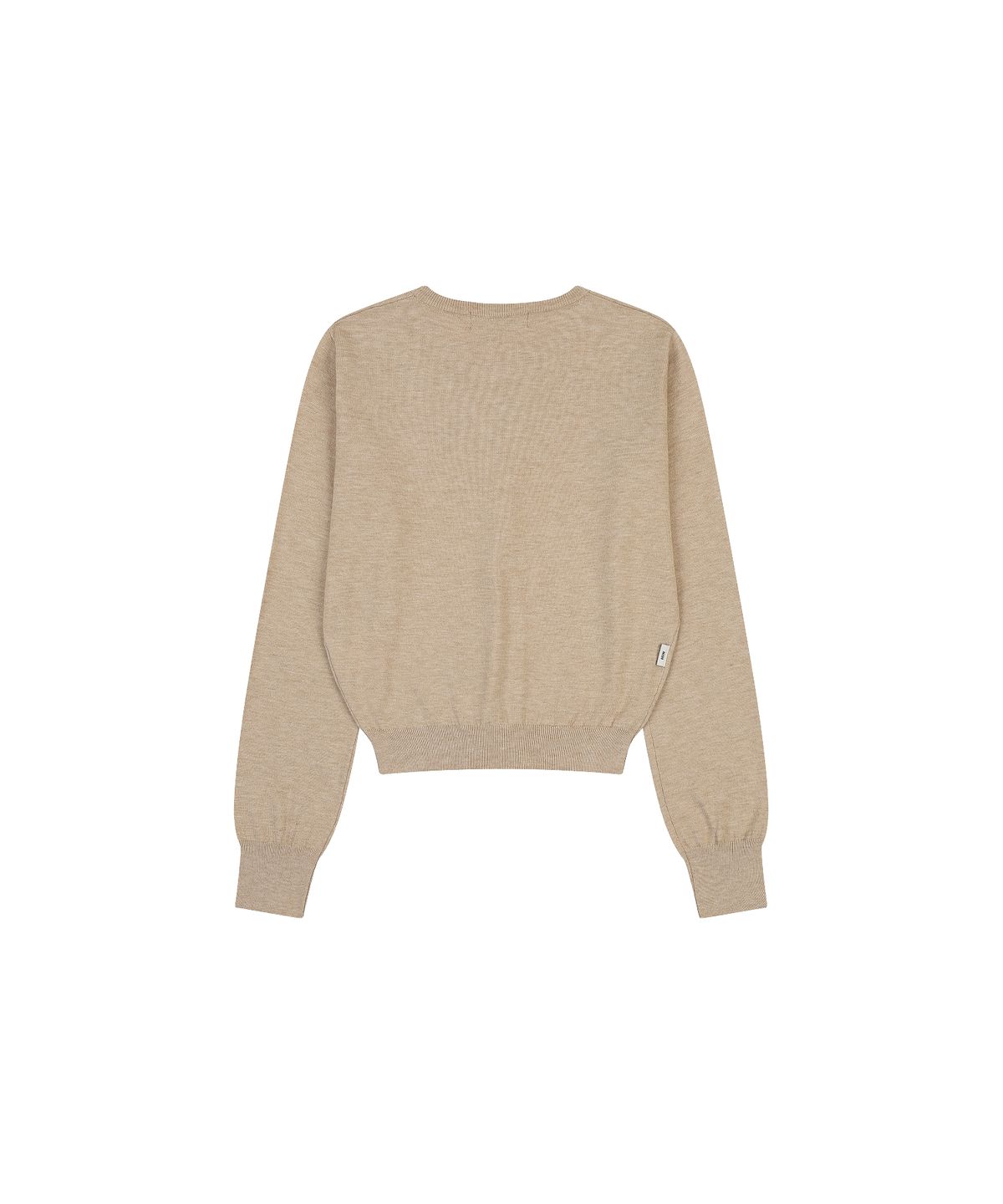 나우앤투모로우(NOWANDTOMORROW) W CROP PULLOVER SWEATER [BEIGE]