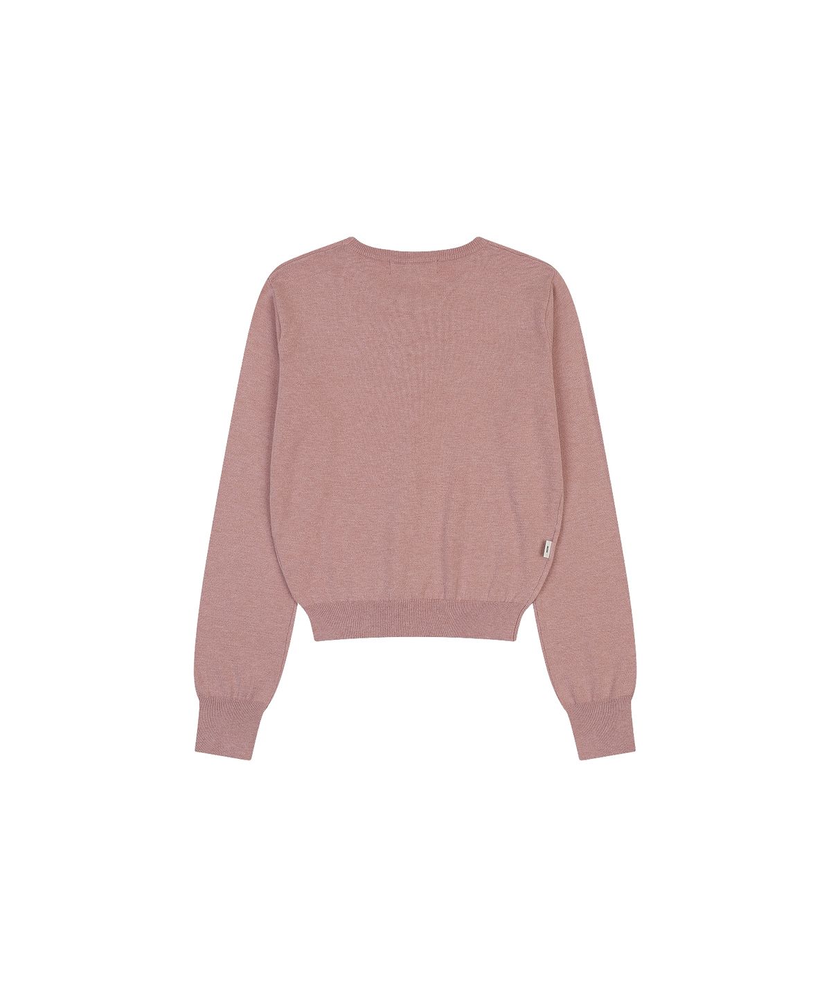나우앤투모로우(NOWANDTOMORROW) W CROP PULLOVER SWEATER [PINK]