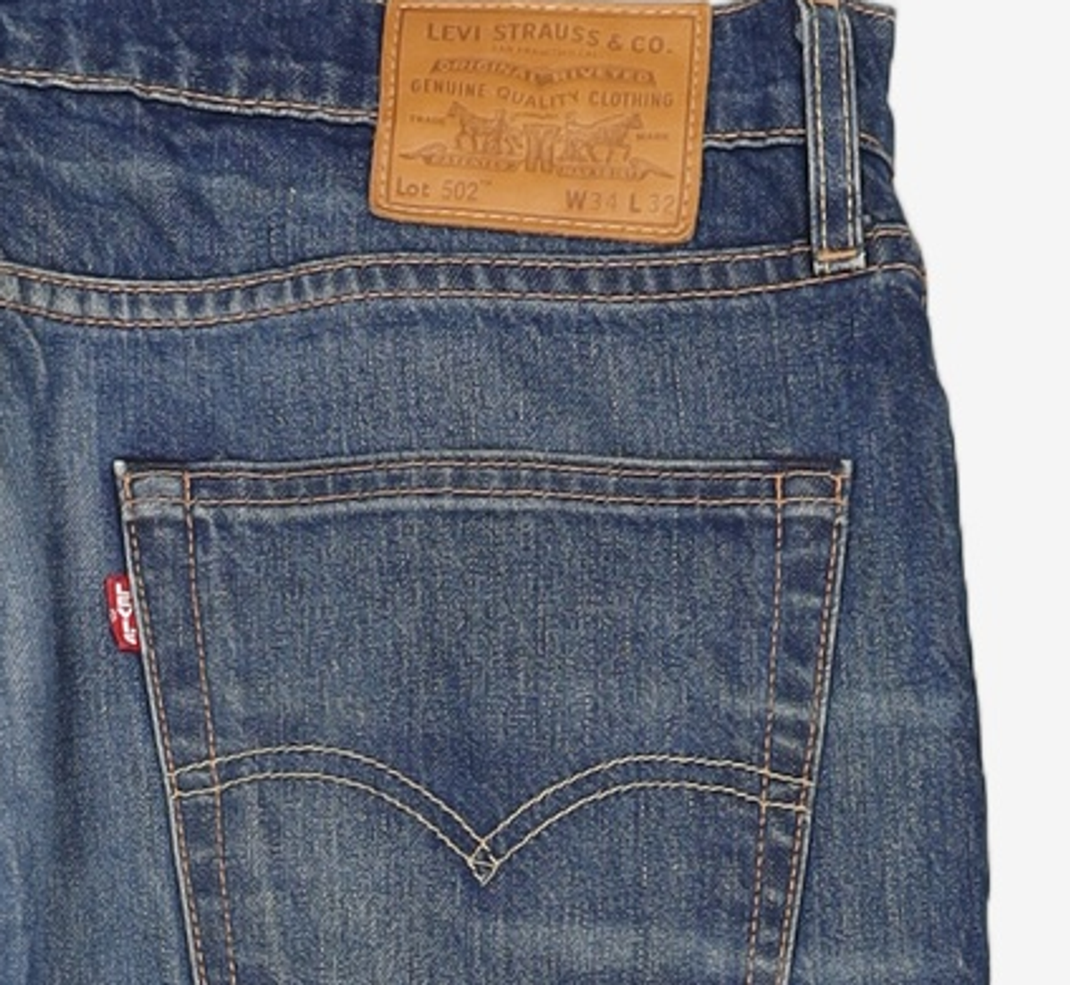 리바이스(LEVI'S) 남성 502 레귤러 테이퍼 핏 워프 스트레치 진_29507-0299 86
