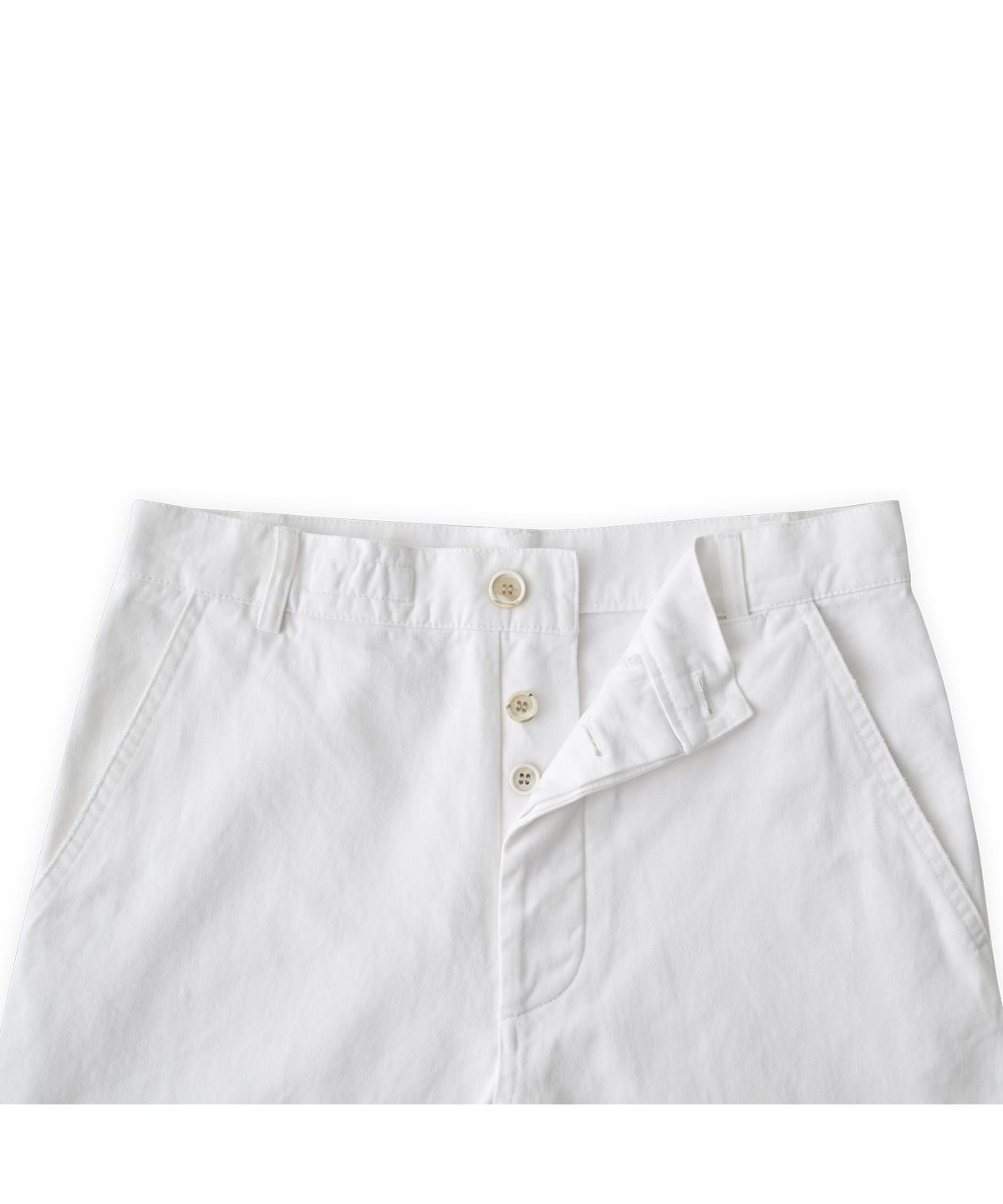 투위드(TUEWID) 003 washed cotton crop pants in coconut