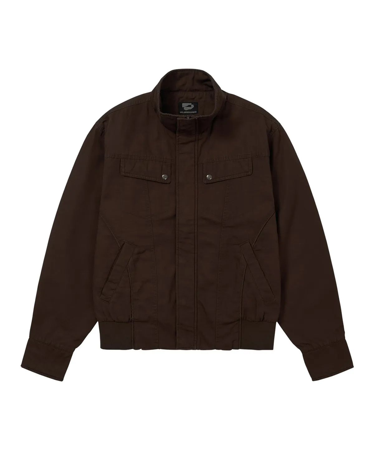 웰빙익스프레스(WELLBEING EXPRESS) Washed Everyday Jacket Brown