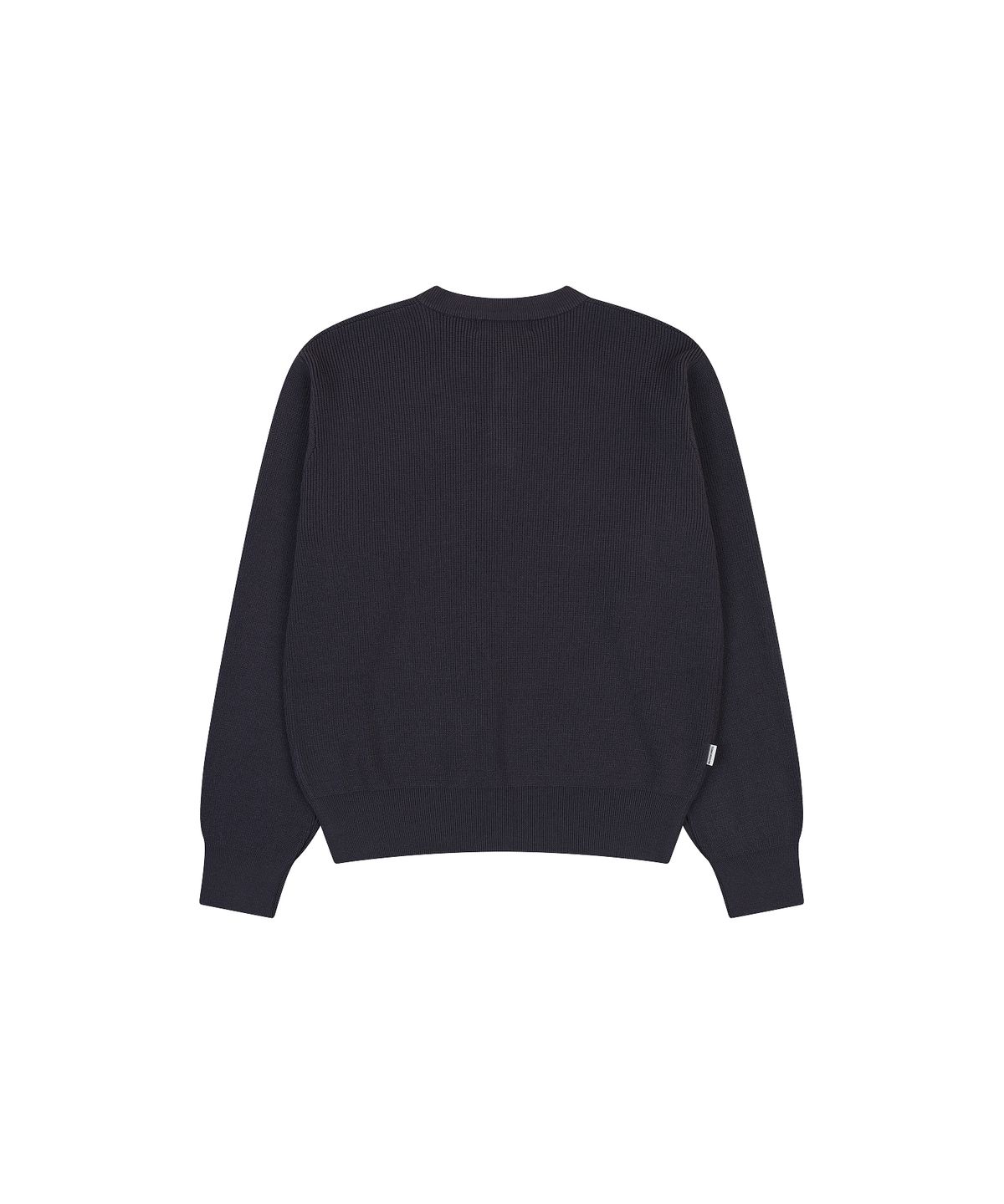 나우앤투모로우(NOWANDTOMORROW) HENLEY NECK PULLOVER SWEATER [NAVY]