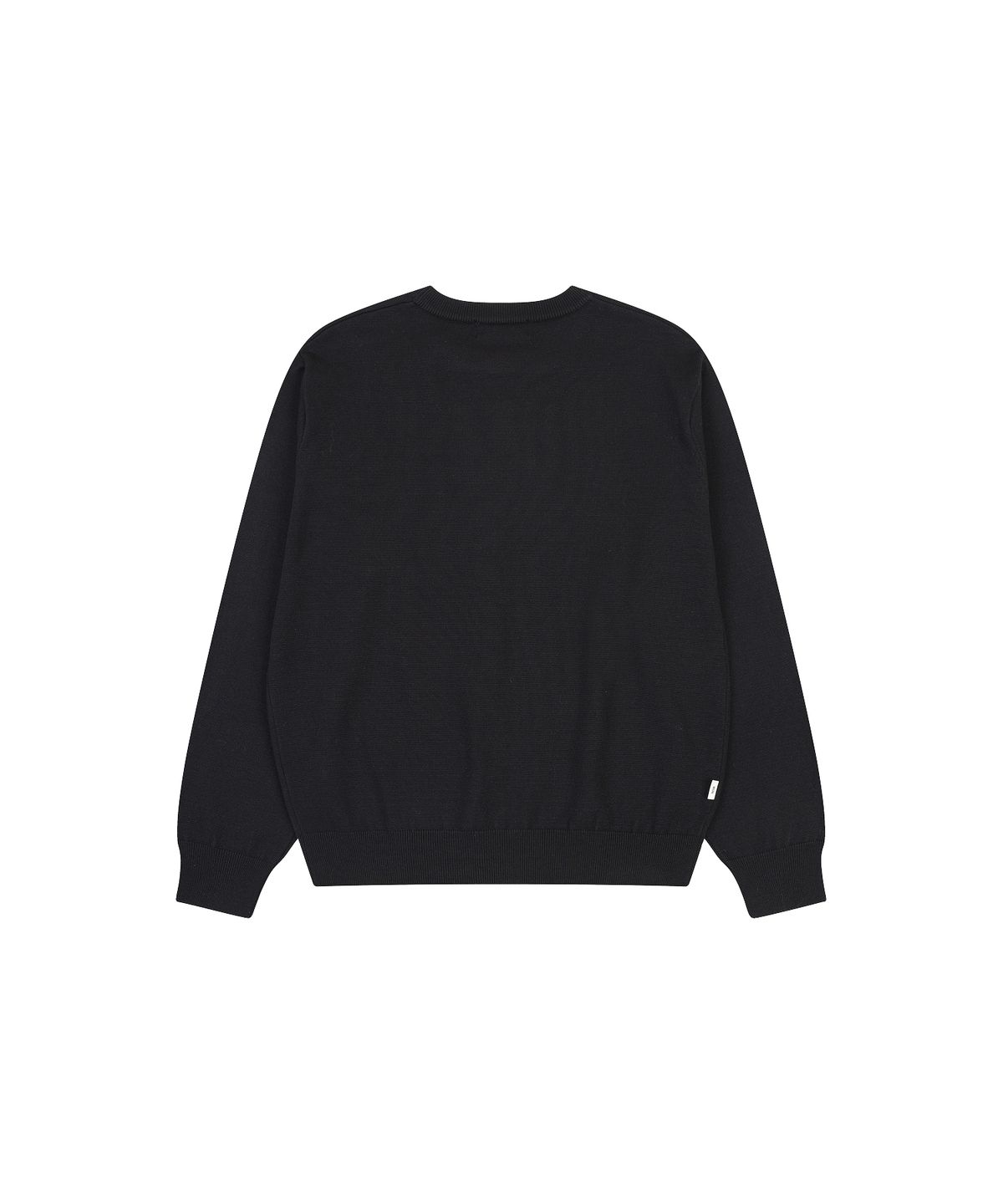 나우앤투모로우(NOWANDTOMORROW) CREW NECK PULLOVER SWEATER [BLACK]