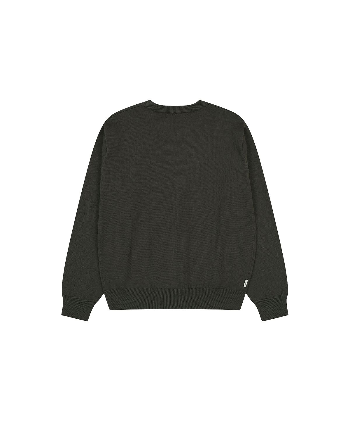 나우앤투모로우(NOWANDTOMORROW) CREW NECK PULLOVER SWEATER [CHARCOAL]