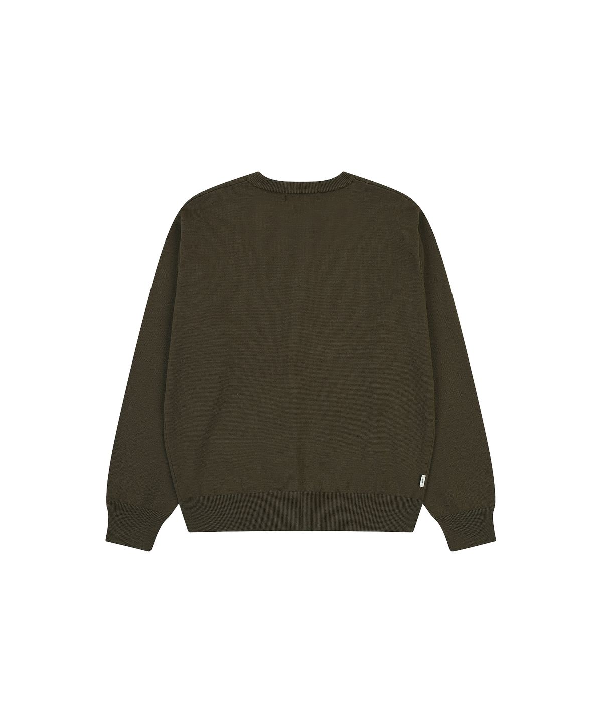 나우앤투모로우(NOWANDTOMORROW) CREW NECK PULLOVER SWEATER [DEEP BROWN]