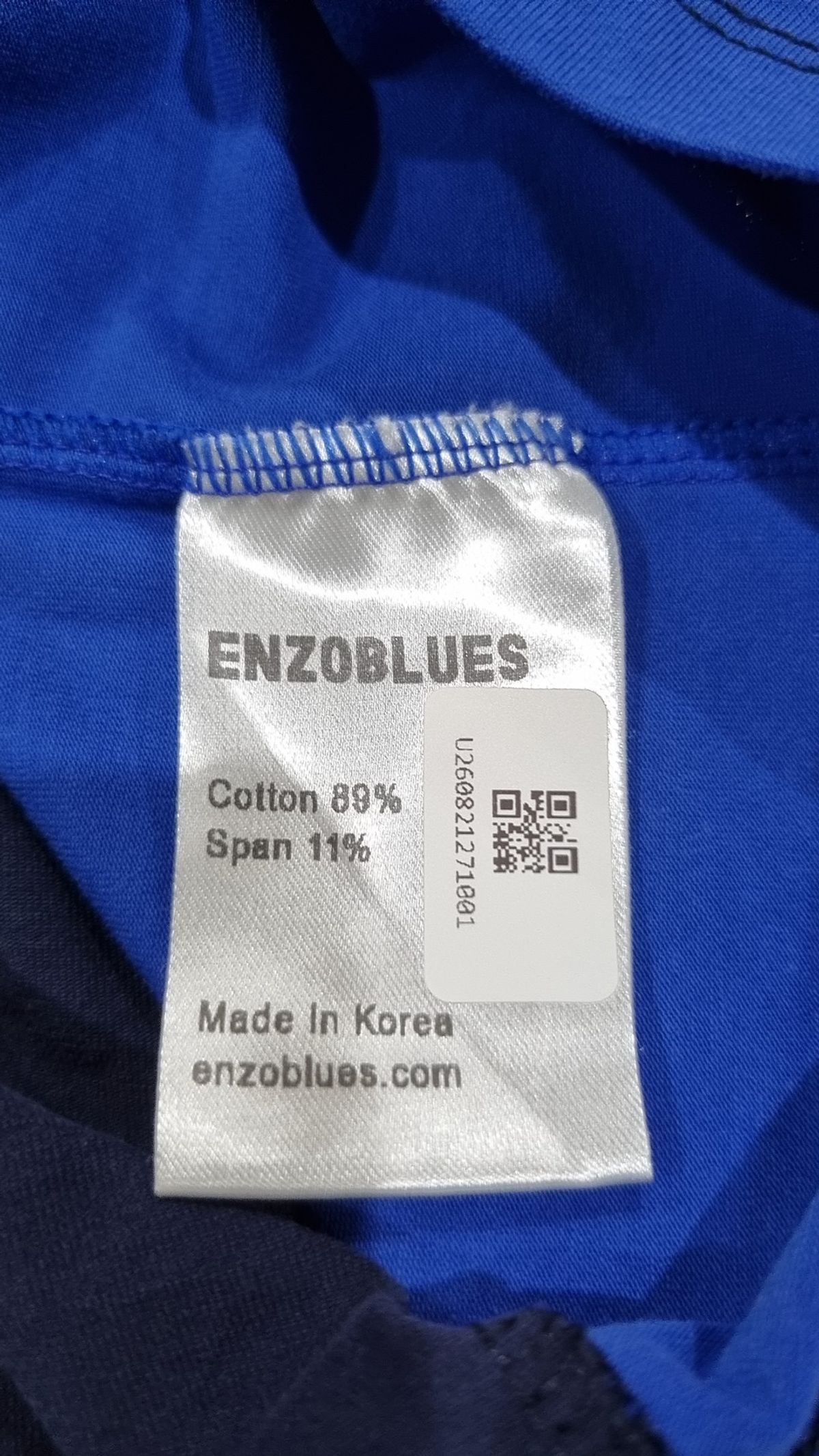 엔조 블루스(ENZO BLUES) 반소매 티셔츠 FREE
