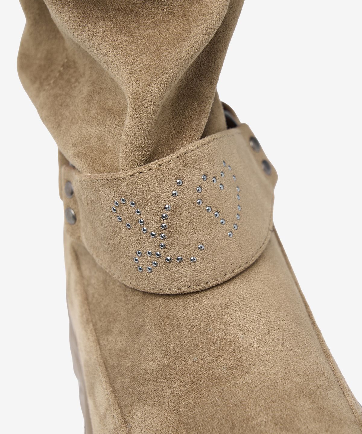유희(YOUHEE) [YOUHEE X OTZ] FUR PLATFORM BOOTS_BEIGE