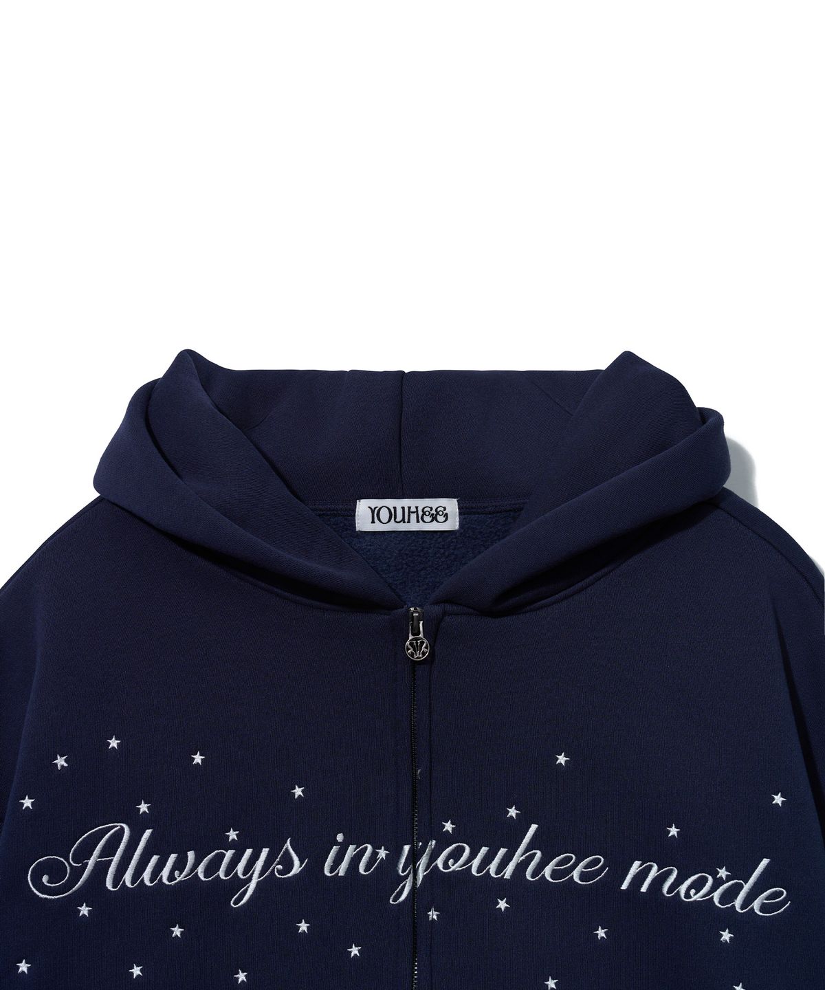 유희(YOUHEE) YOUHEE MODE HOOD ZIP-UP_NAVY