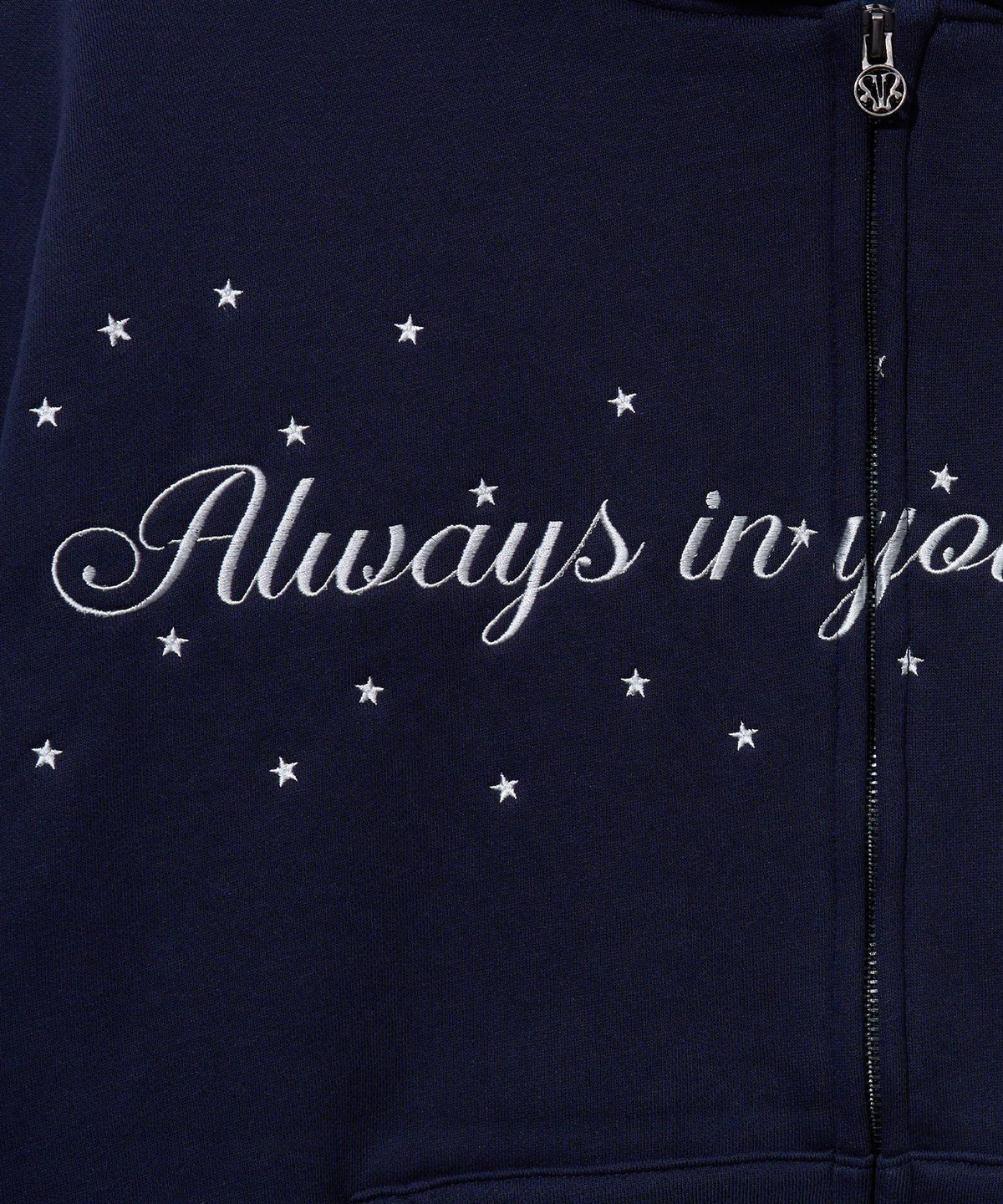 유희(YOUHEE) YOUHEE MODE HOOD ZIP-UP_NAVY