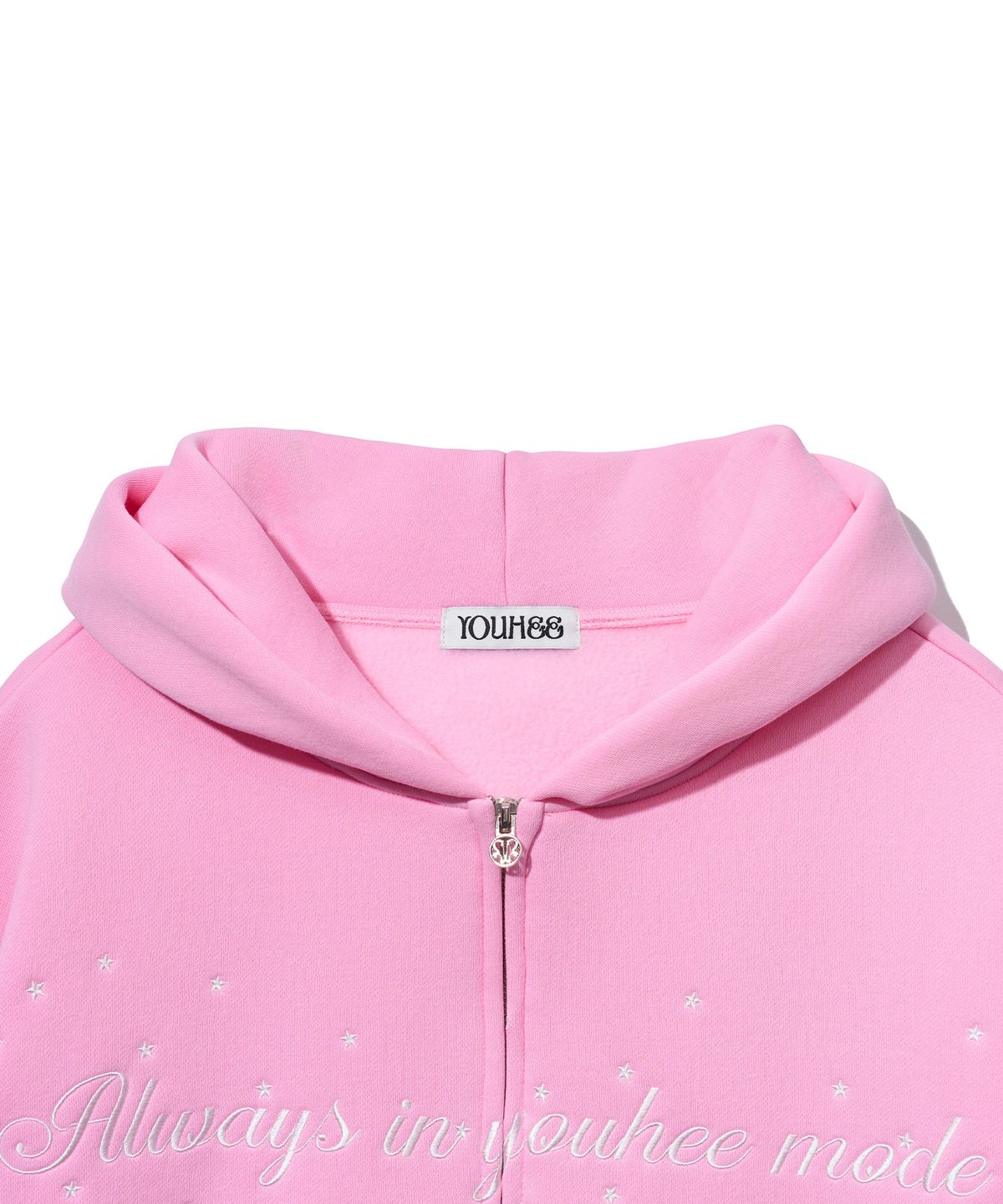 유희(YOUHEE) YOUHEE MODE HOOD ZIP-UP_PINK