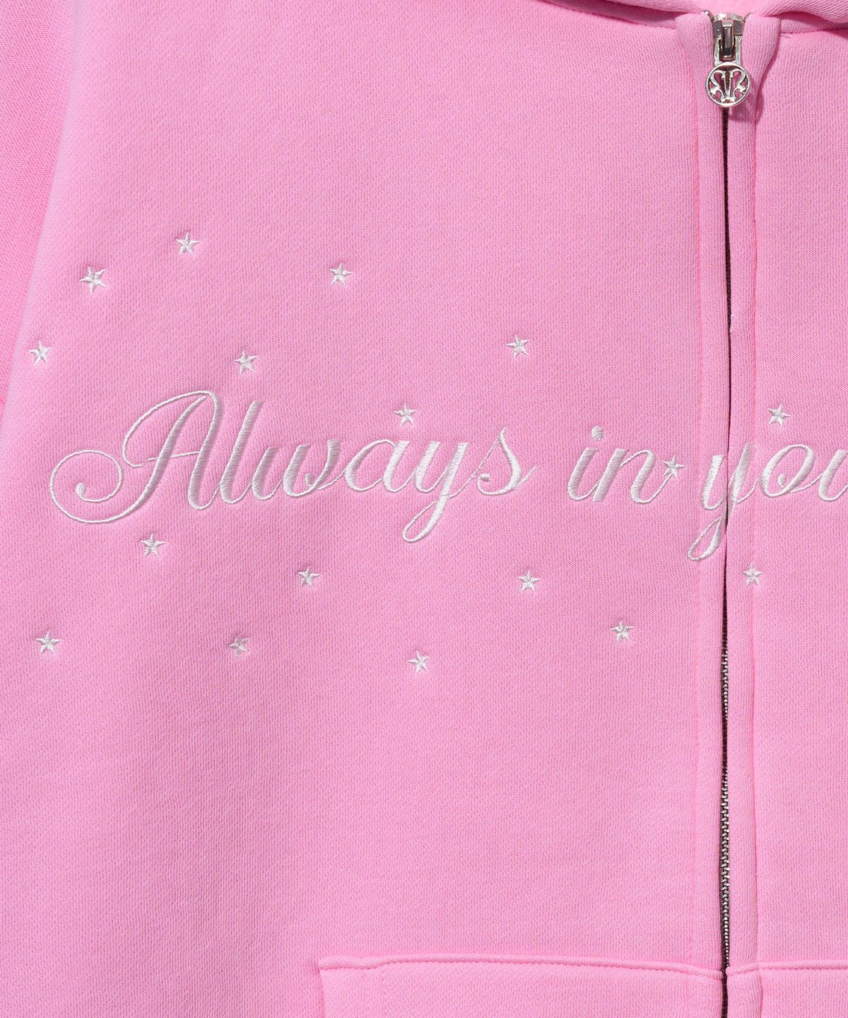 유희(YOUHEE) YOUHEE MODE HOOD ZIP-UP_PINK